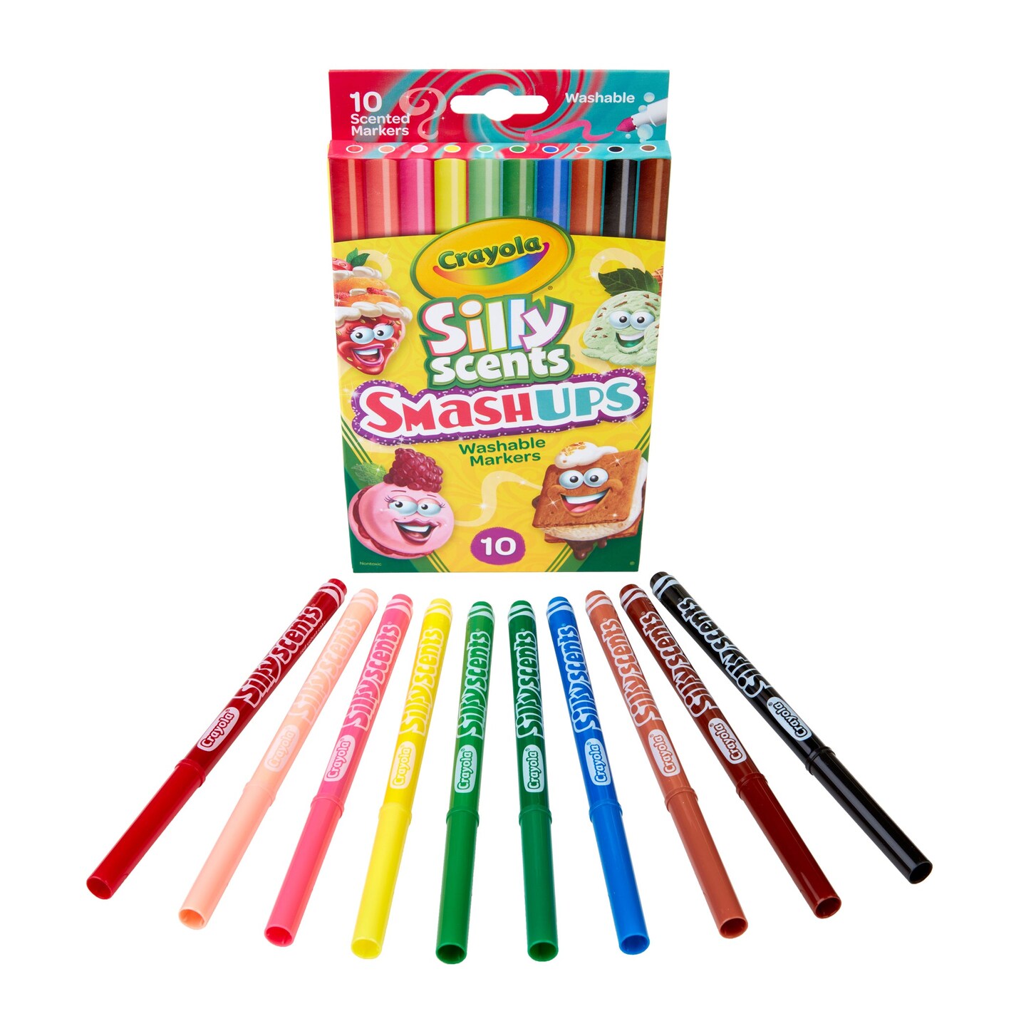 Silly Scents&#x2122; Smash Ups Slim Washable Scented Markers, 10 Count
