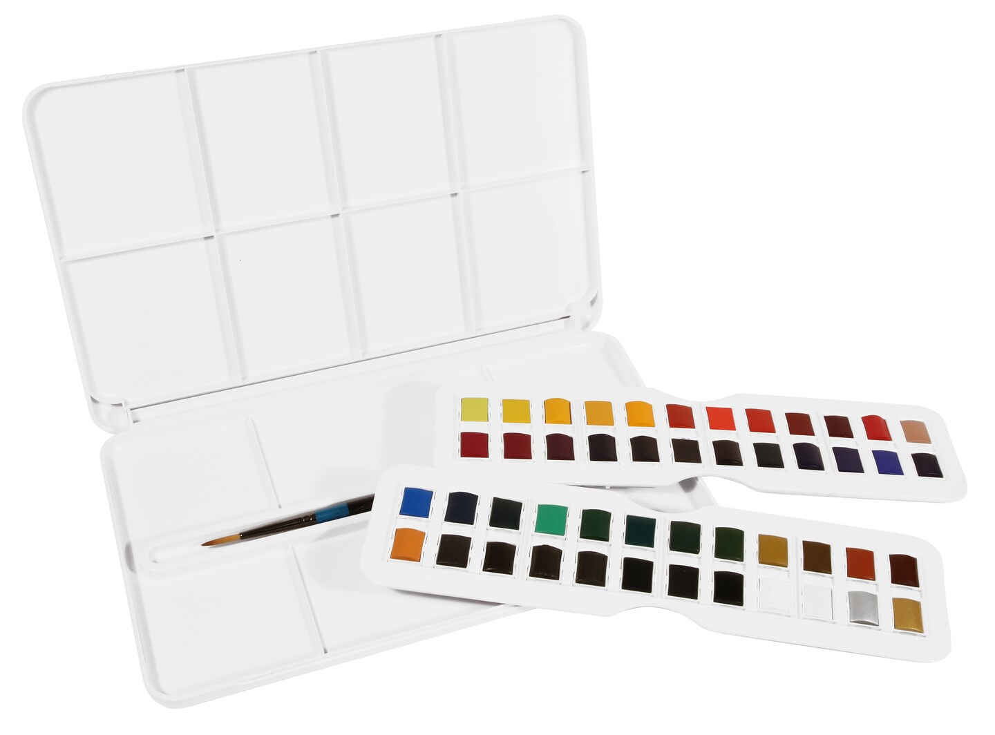 Daler-Rowney Aquafine Watercolor Paint Half Pan Studio Set-48/Pkg