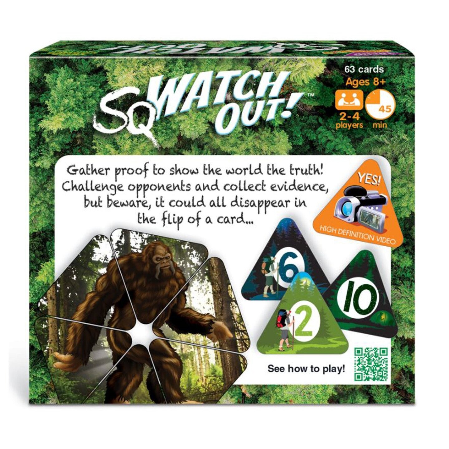 sqWATCH OUT!&#x2122; Three Corner&#x2122; Card Game