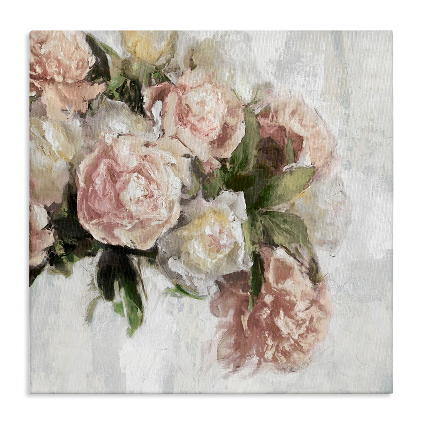 Stupell Industries Elegant Pink Roses Arrangement Canvas Wall Art