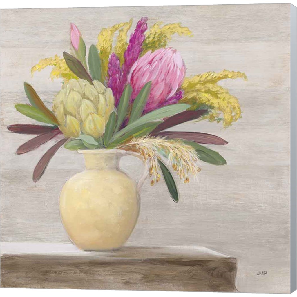 Protea Still Life II by Julia Purinton 24&#x22; x 24&#x22; Canvas Wall Art