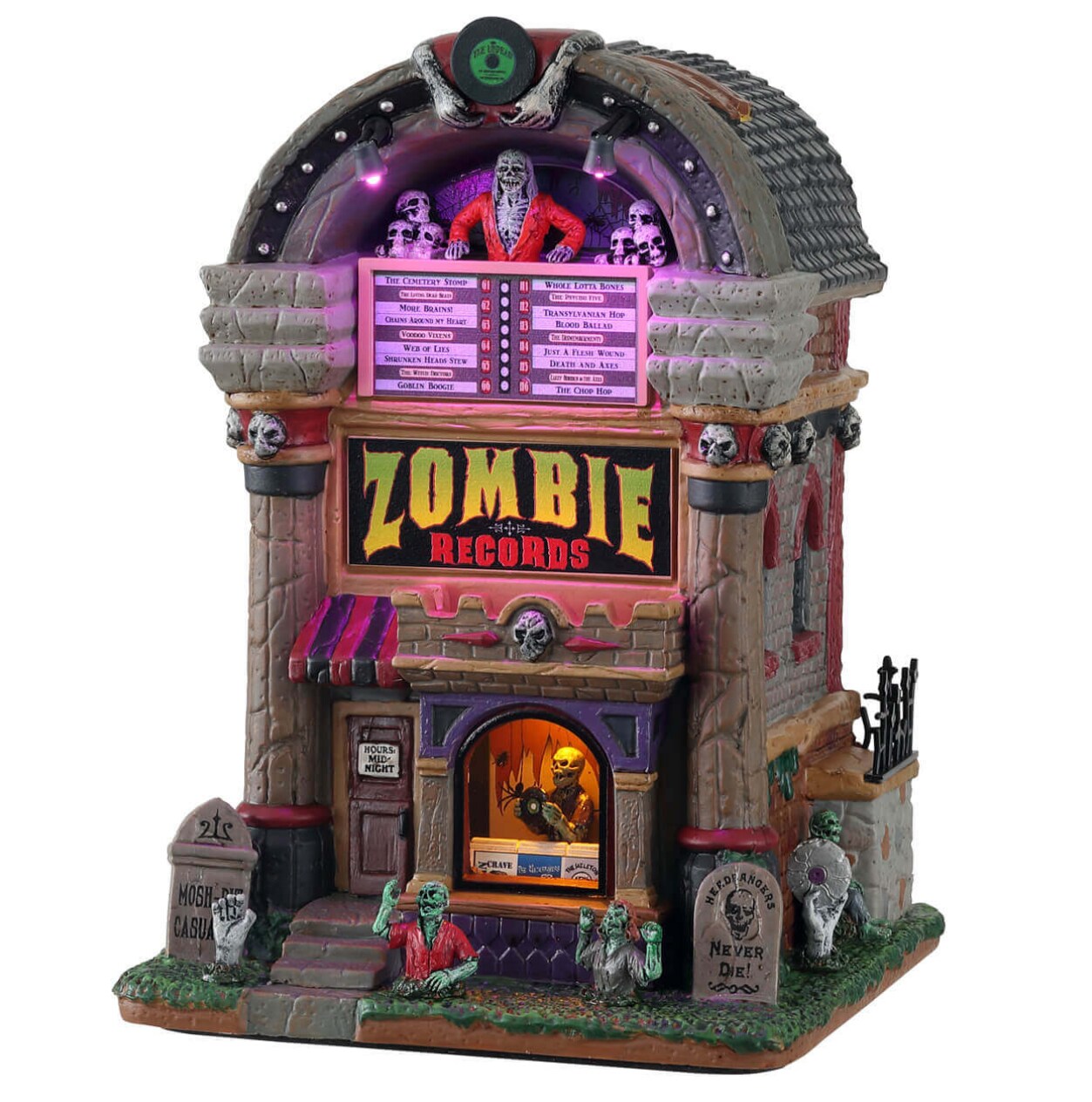 Lemax Spookytown Zombie Records