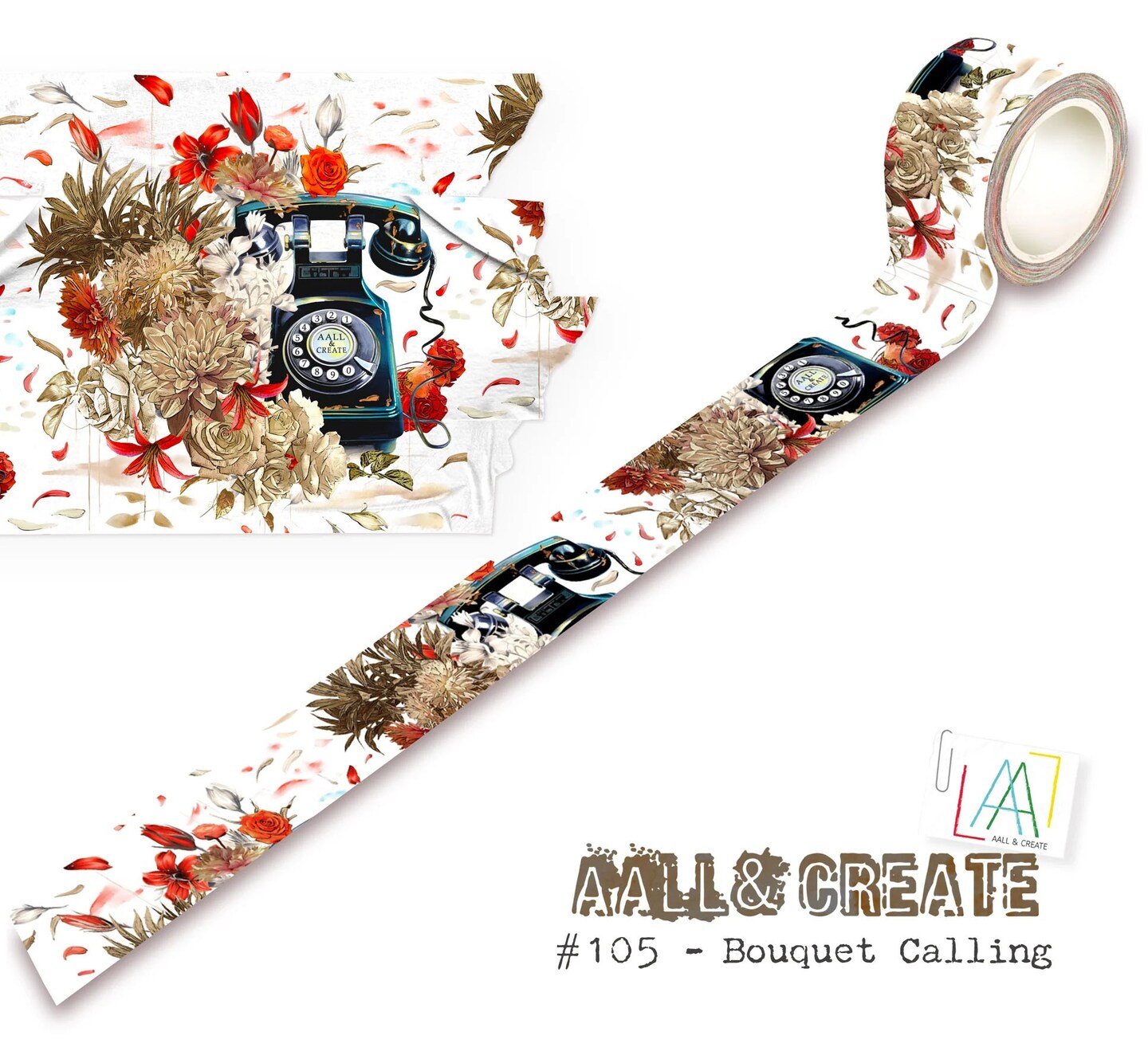 AALL And Create Layer-It-Up Washi Tape-Bouquet Calling