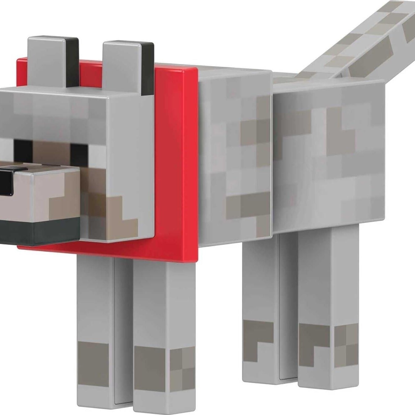 Mattel Minecraft Diamond Level Wolf Action Figure And Die-Cast Accessories Collectible Toy Inspired By Video Game 5.5