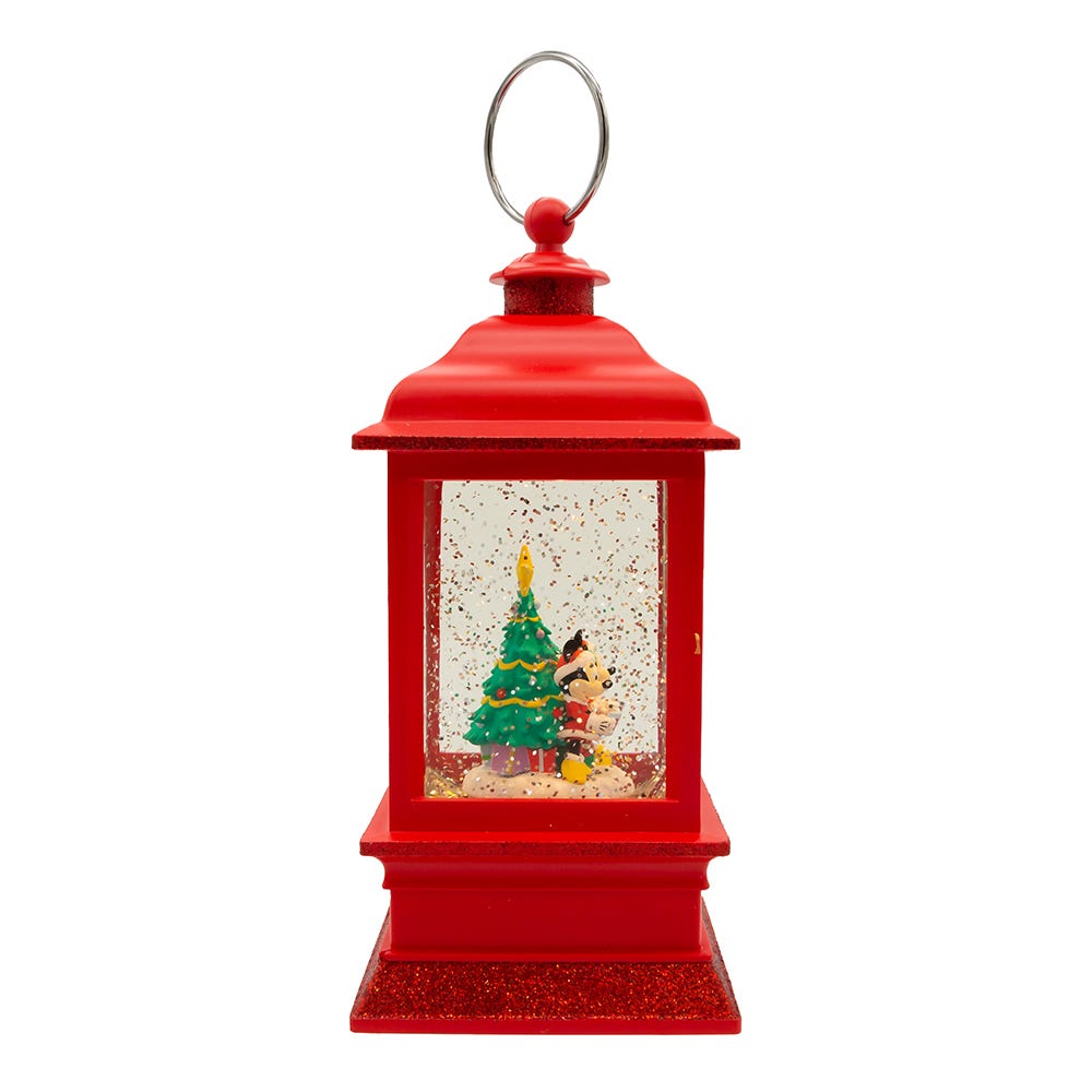Kurt Adler 9-Inch Battery-Operated Disney&#xA9; Mickey and Minnie Spinning Musical Light-Up Lantern