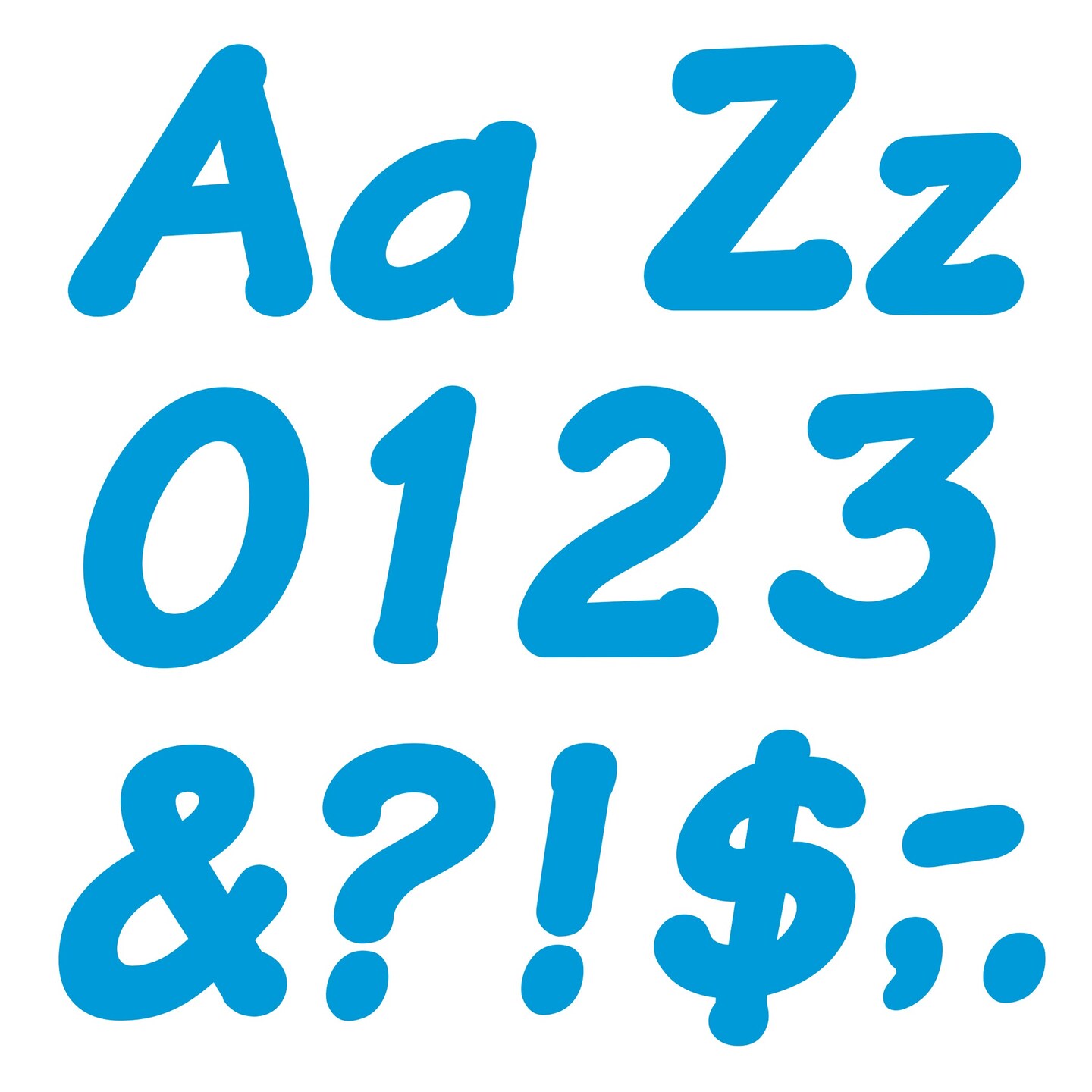 Blue 4&#x22; Italic Combo Ready Letters&#xAE;