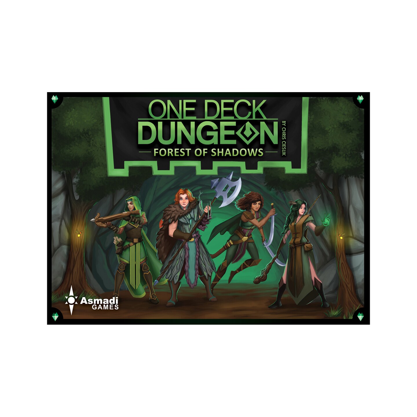 Asmadi Games One Deck Dungeon: Forest of Shadows Board Games