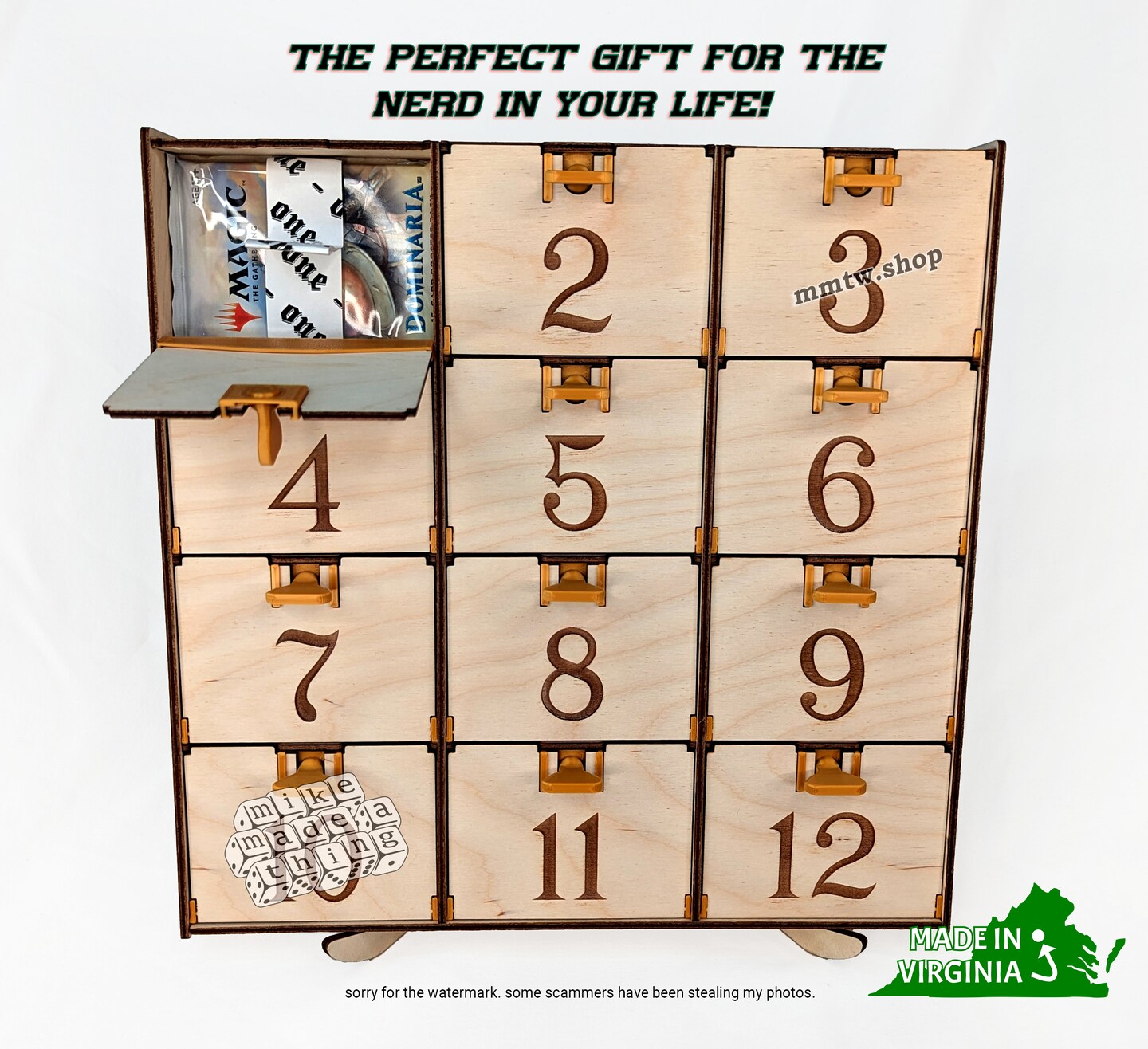 Magic: The Gathering 24-Day Advent Calendar  24 Days of Magic, Wonder, and  Joy - The perfect gift for the nerd in your life! | MakerPlace by Michaels