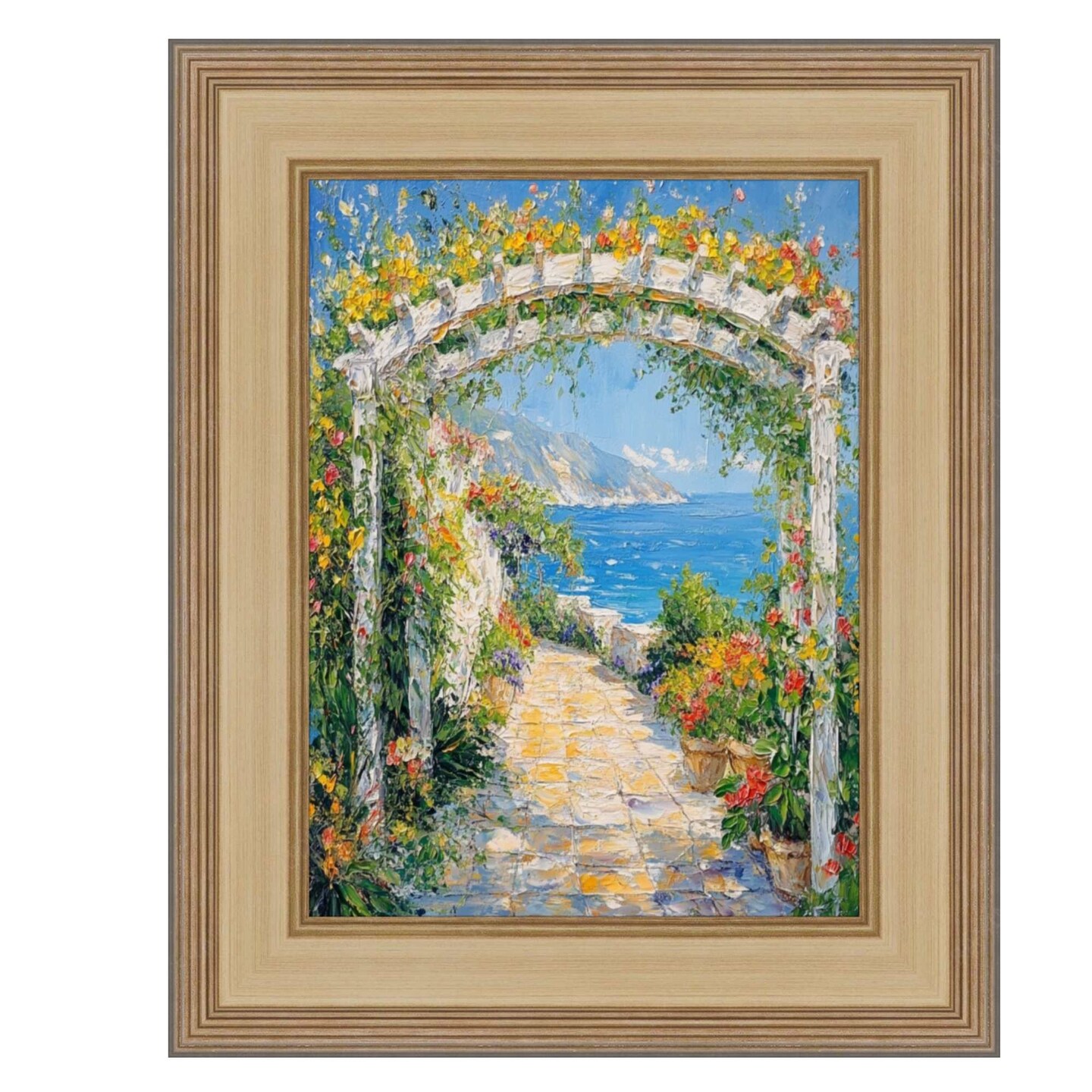 Wide Antique Silver Gold Wash Picture Frame 11x17 frame