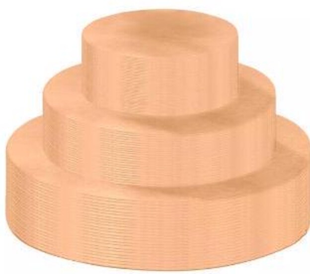 FabricLA Felt Plate Storage Dividers Protectors - 48 Pieces | Round Felt Plate Separators in 3 Sizes