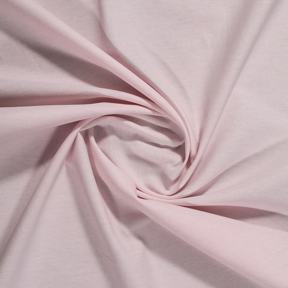 1 Yard Pink Calendered Organic Cotton Oxford Sustainable Solid Fabric