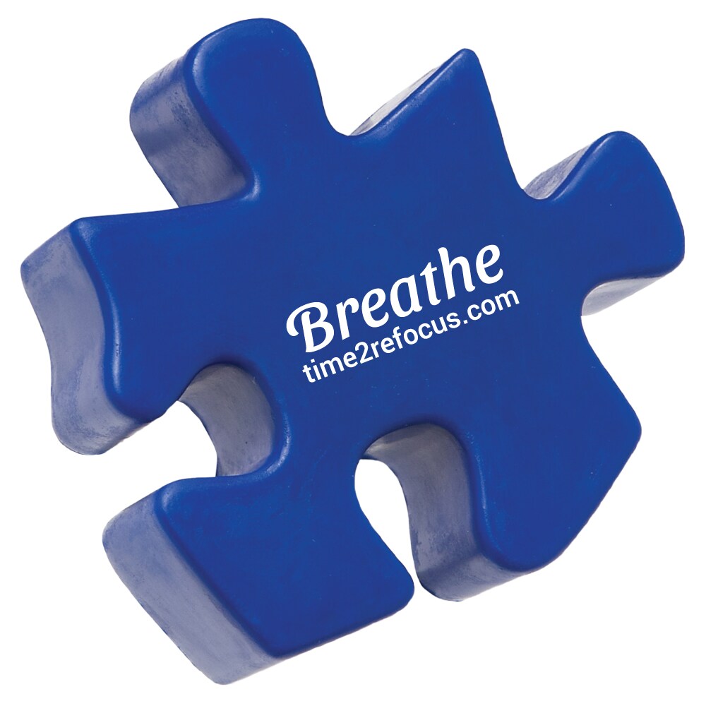 Foam Fidget Puzzle Piece Stimmers with Storage Jar