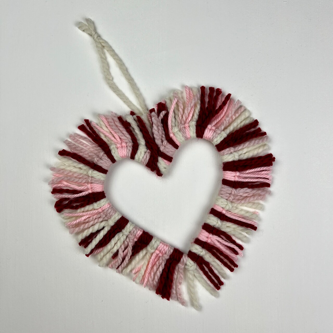 Kids Club: Macrame Heart Wall Hanging