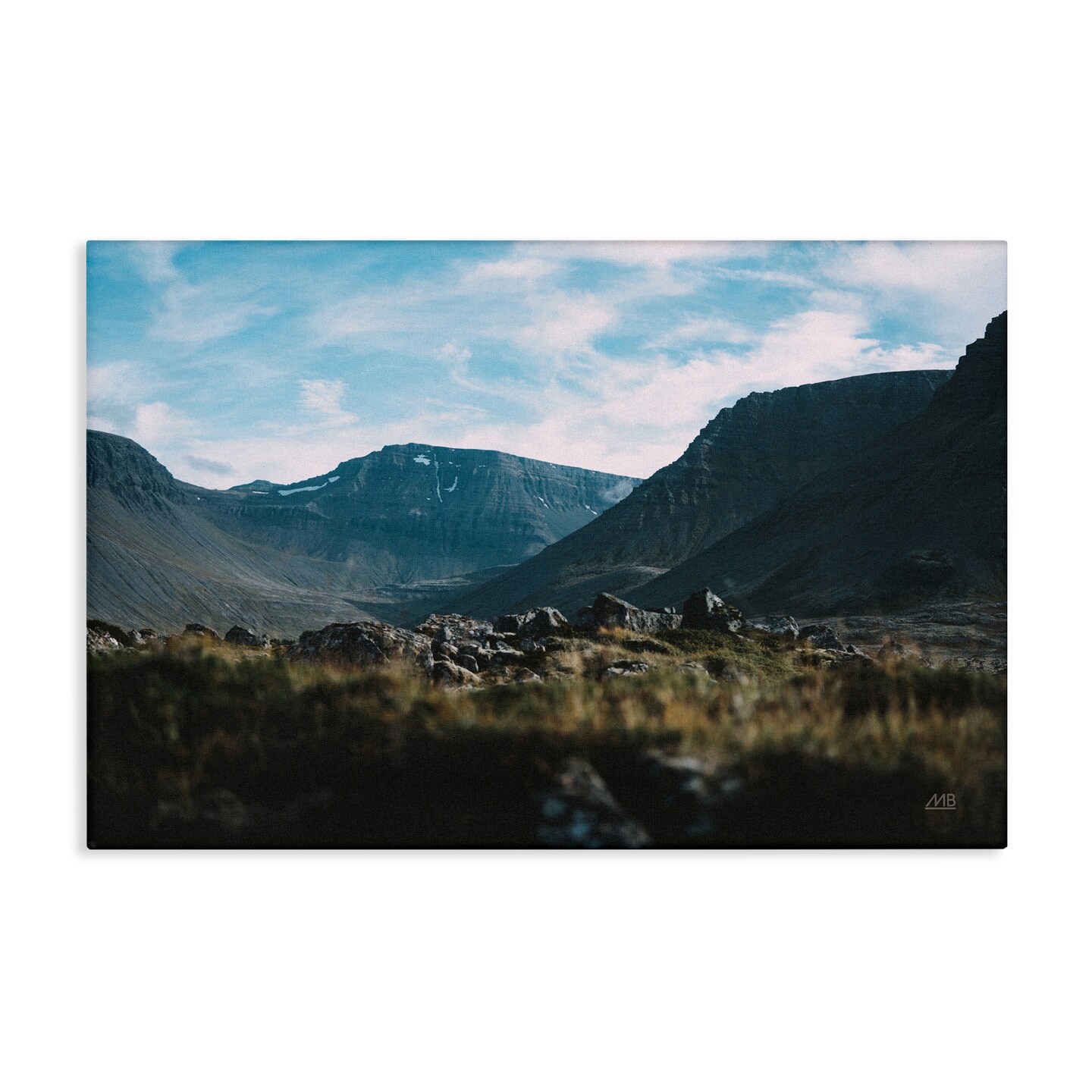 Stupell Industries Iceland Hike Landscape Canvas Wall Art Design by Max Blakesberg Studios