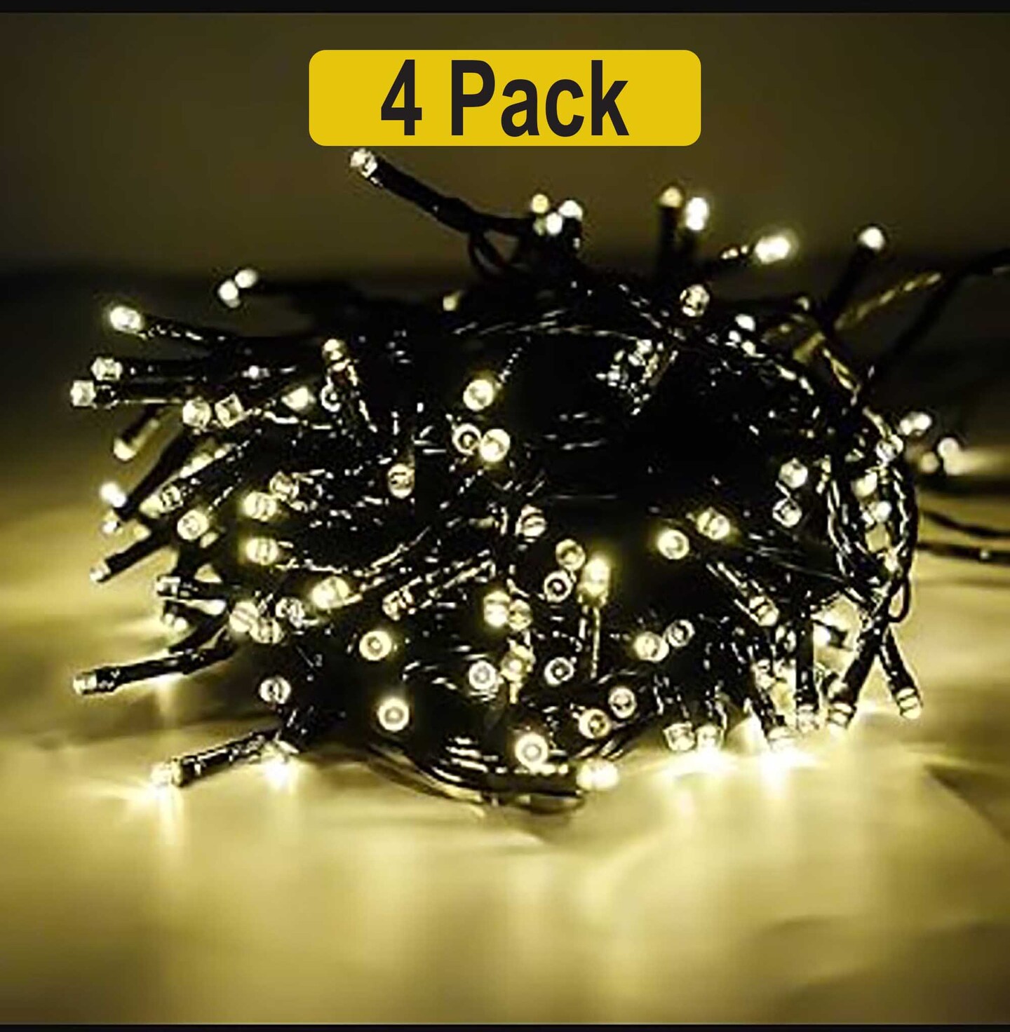 100 LED Plant-Friendly Green Wire String Lights — 32ft, Plug-In
