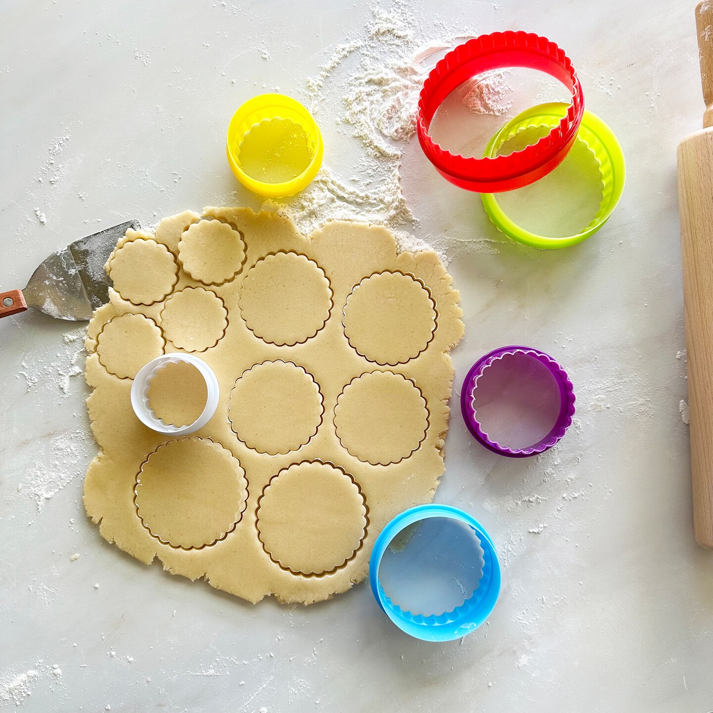 Round Biscuit Cutter 6 PC Set