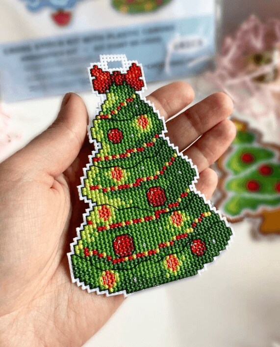 Christmas Trees Counted Cross-Stitch Kit