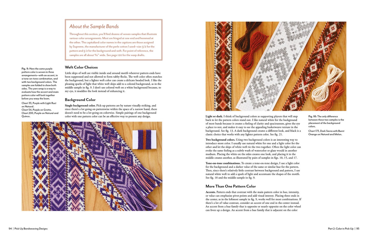 Pick-Up Bandweaving Designs: 288 Charts for 13 Pattern Ends and Techniques for Arranging Color