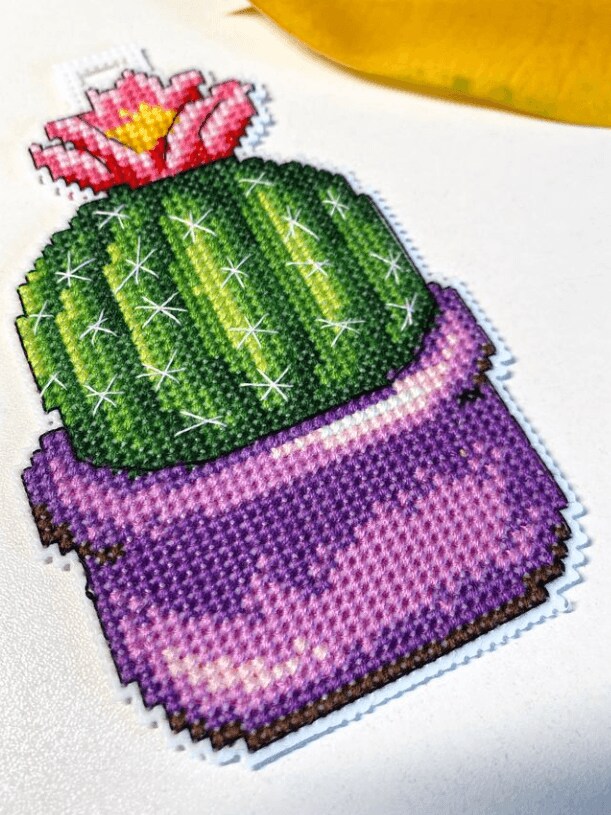 &#x22;Cactus&#x22; Counted Cross-Stitch Kit