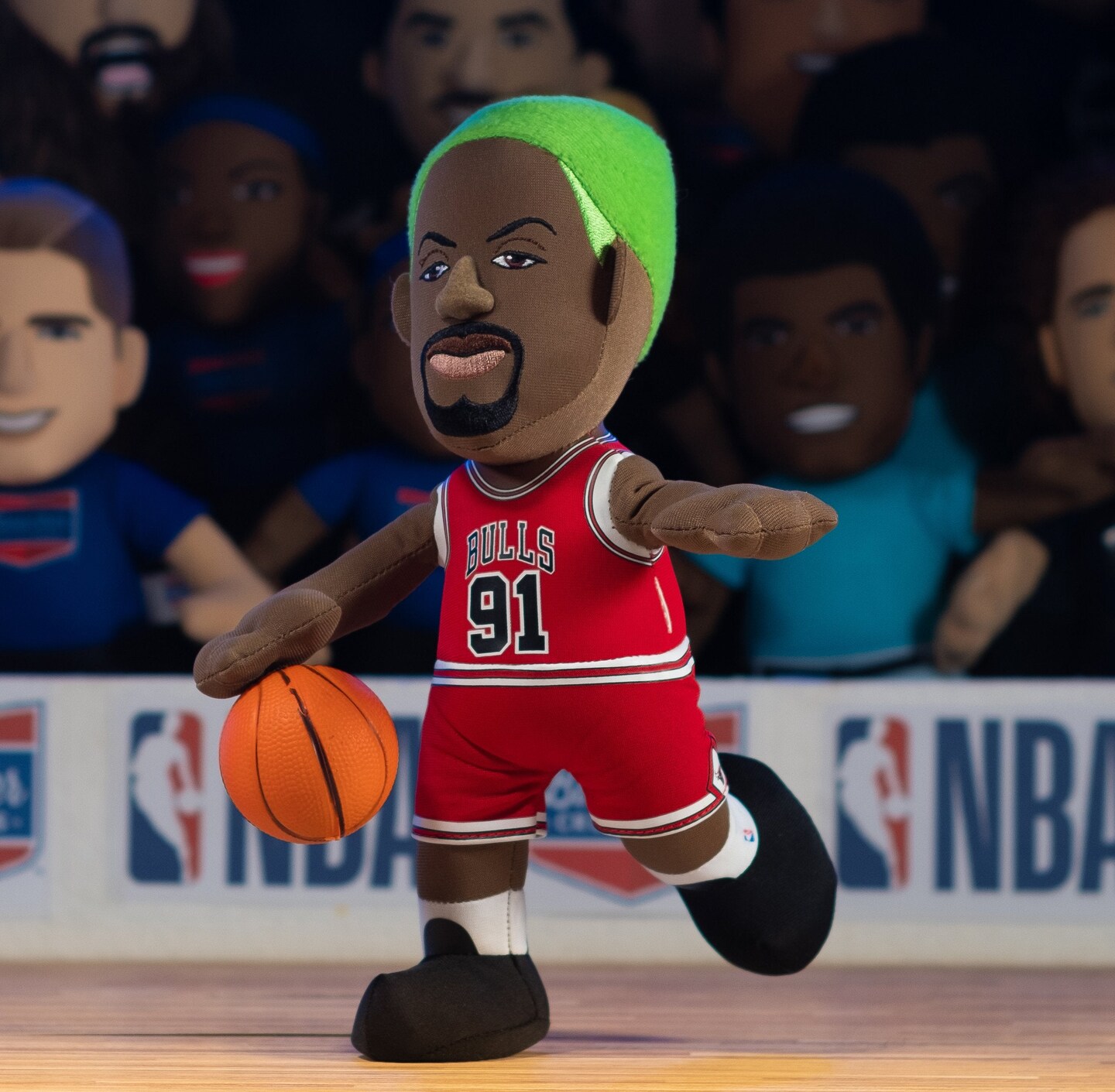Bleacher Creatures Chicago Bulls Dennis Rodman 10&#x22; Plush Figure