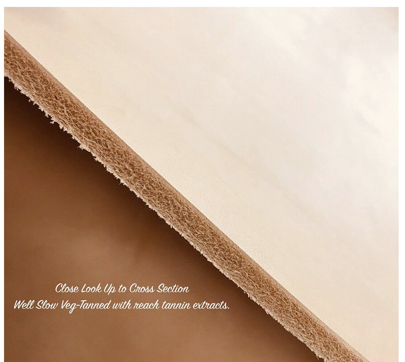 Import Tooling Craft Leather Thick Heavy Weight 11/12 oz | Pre-Cut 16&#x22;x18&#x22; | Vegetable Tanned | Full Grain | Crafts, Tooling, Hobby Workshop, Repair