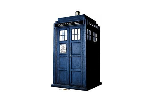 6&#x22; Round ~ Doctor Who Tardis Solo Birthday ~ Edible Icing Image Cake/Cupcake Topper!!!