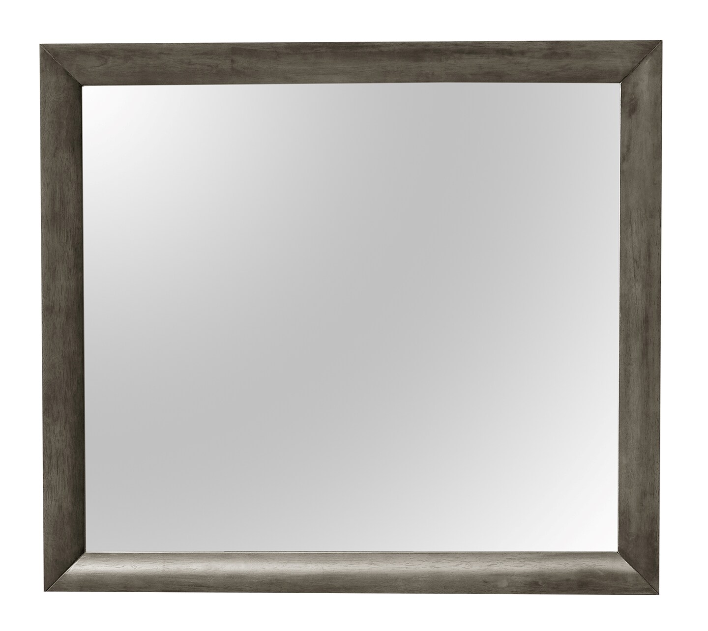 Contemporary Home Living Rectangular Framed Dresser Wall Mirror - 39&#x22; - Gray