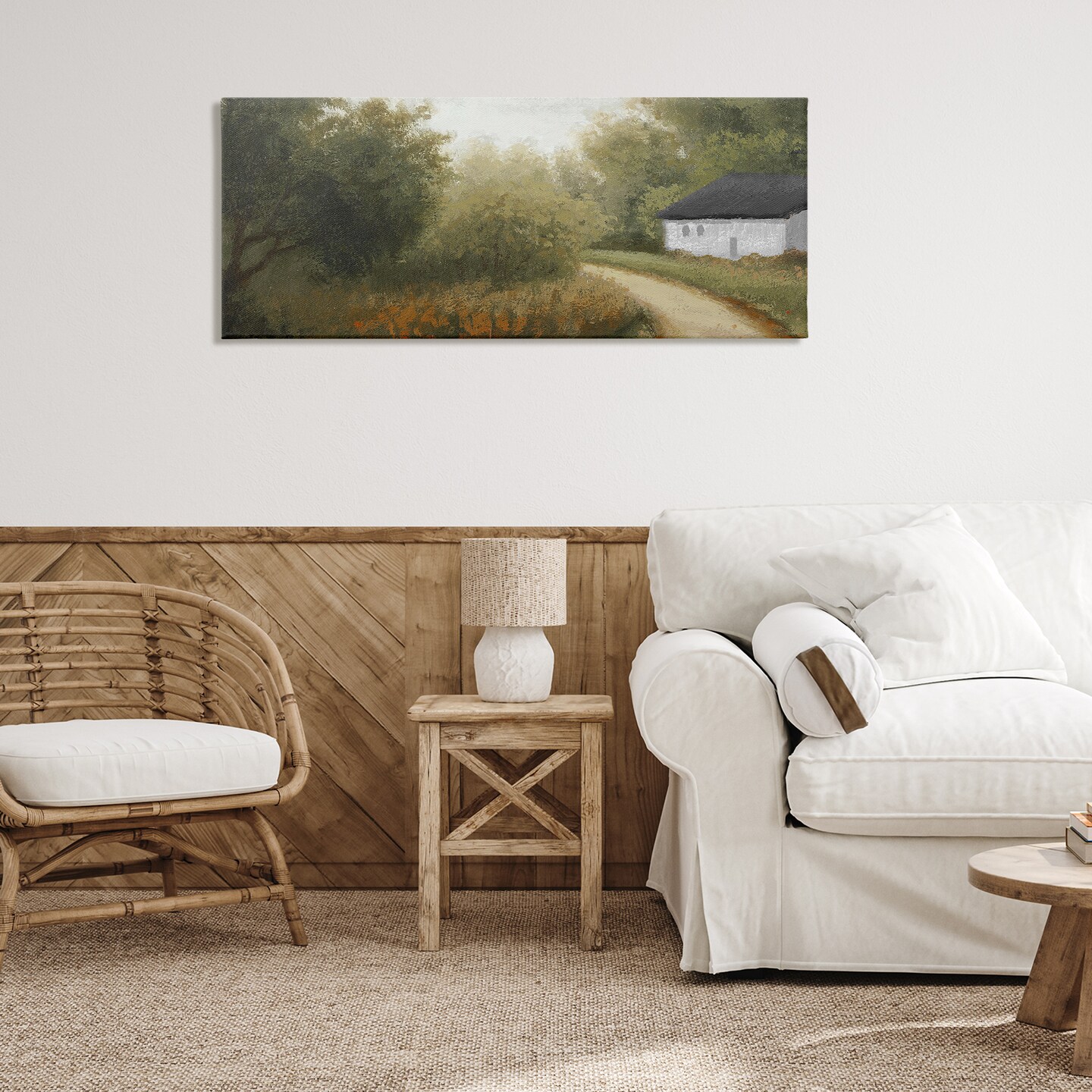 Stupell Industries Charming Country Road Canvas Wall Art Design by Michael Marcon