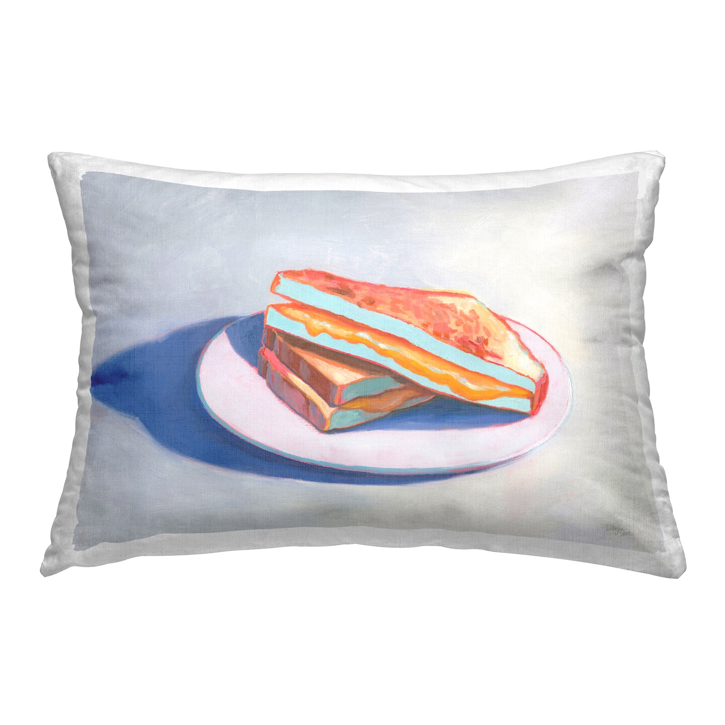 Grilled Cheese Meal Decorative Printed Throw Pillow Design by Wellington Studio, 14 x 7 x 20