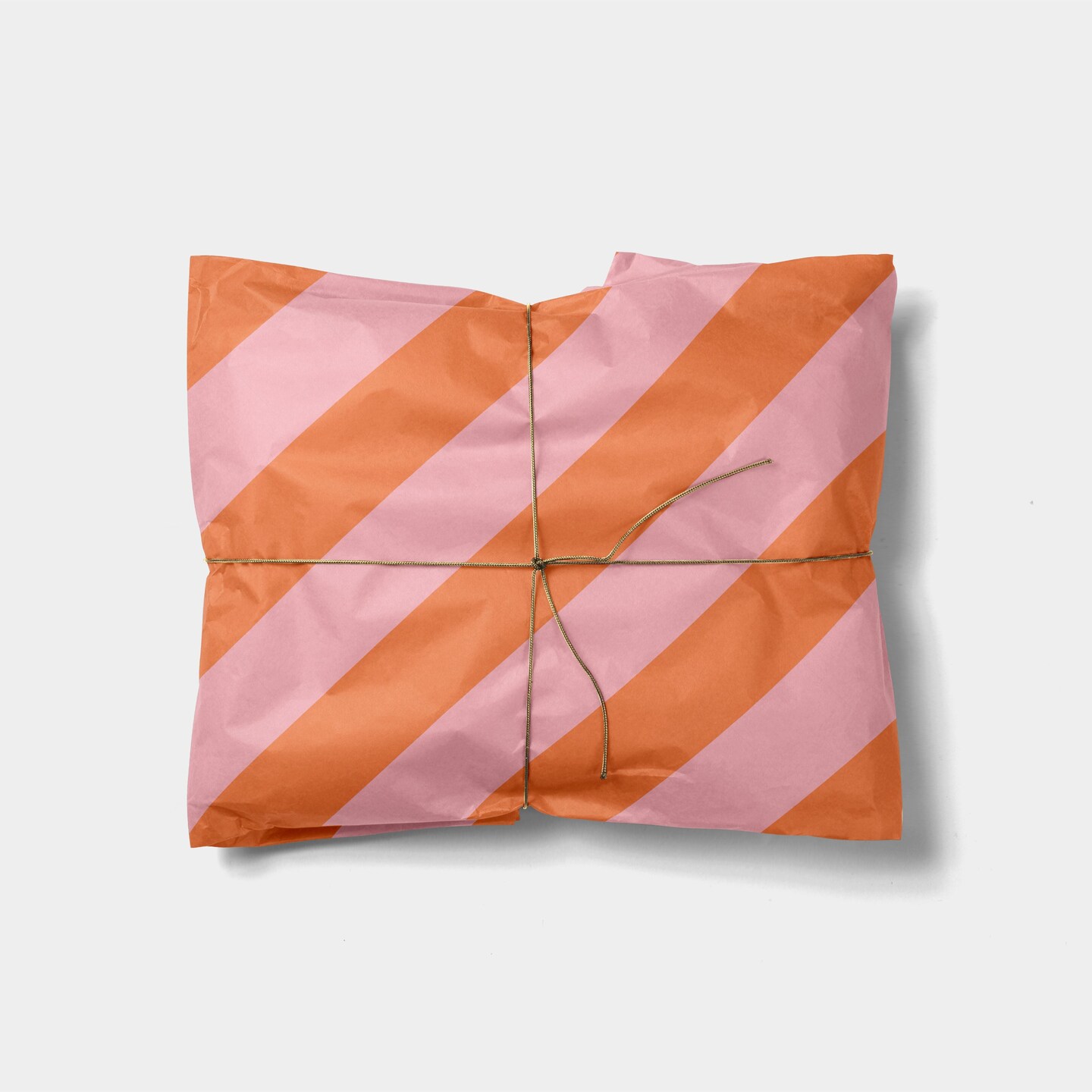 Pink and Red Stripe Gift Wrap