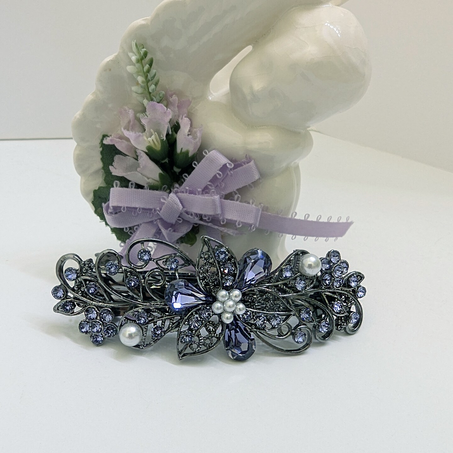 Elegant Silver and Purple Hair Clip Set
Good Quality. Lilac and Silver Hair Clip - Etsy main image 3