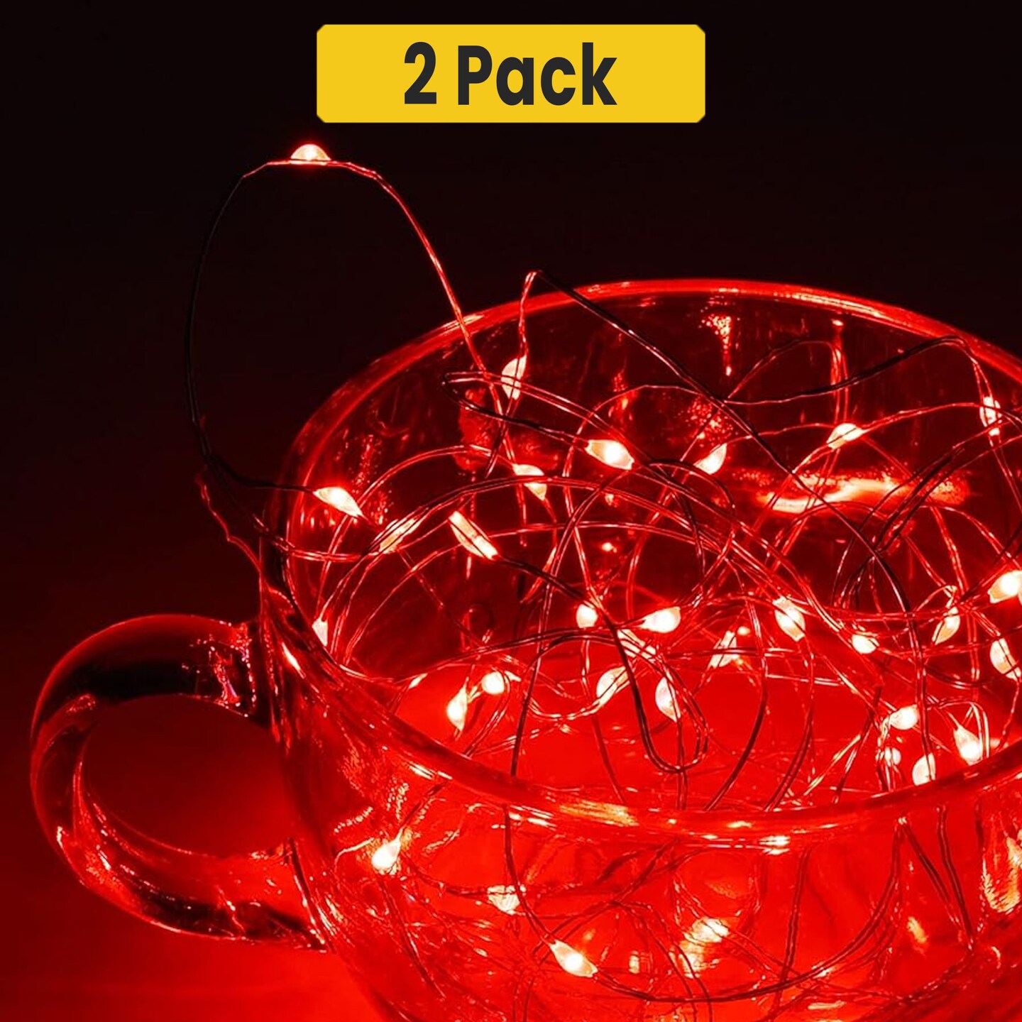 180 LED Starry Silver Copper Branch Lights — Flexible & Plug-in