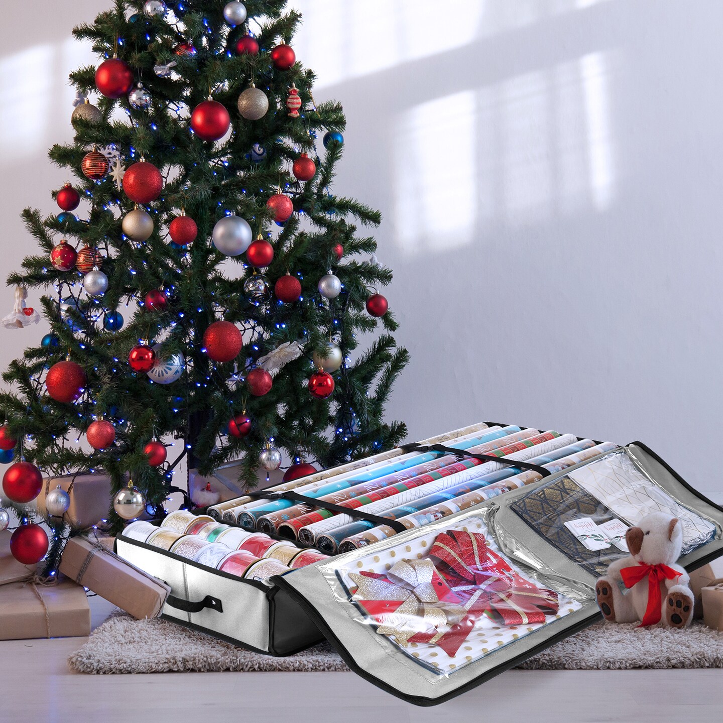 Hearth &#x26; Harbor Wrapping Paper Storage Container