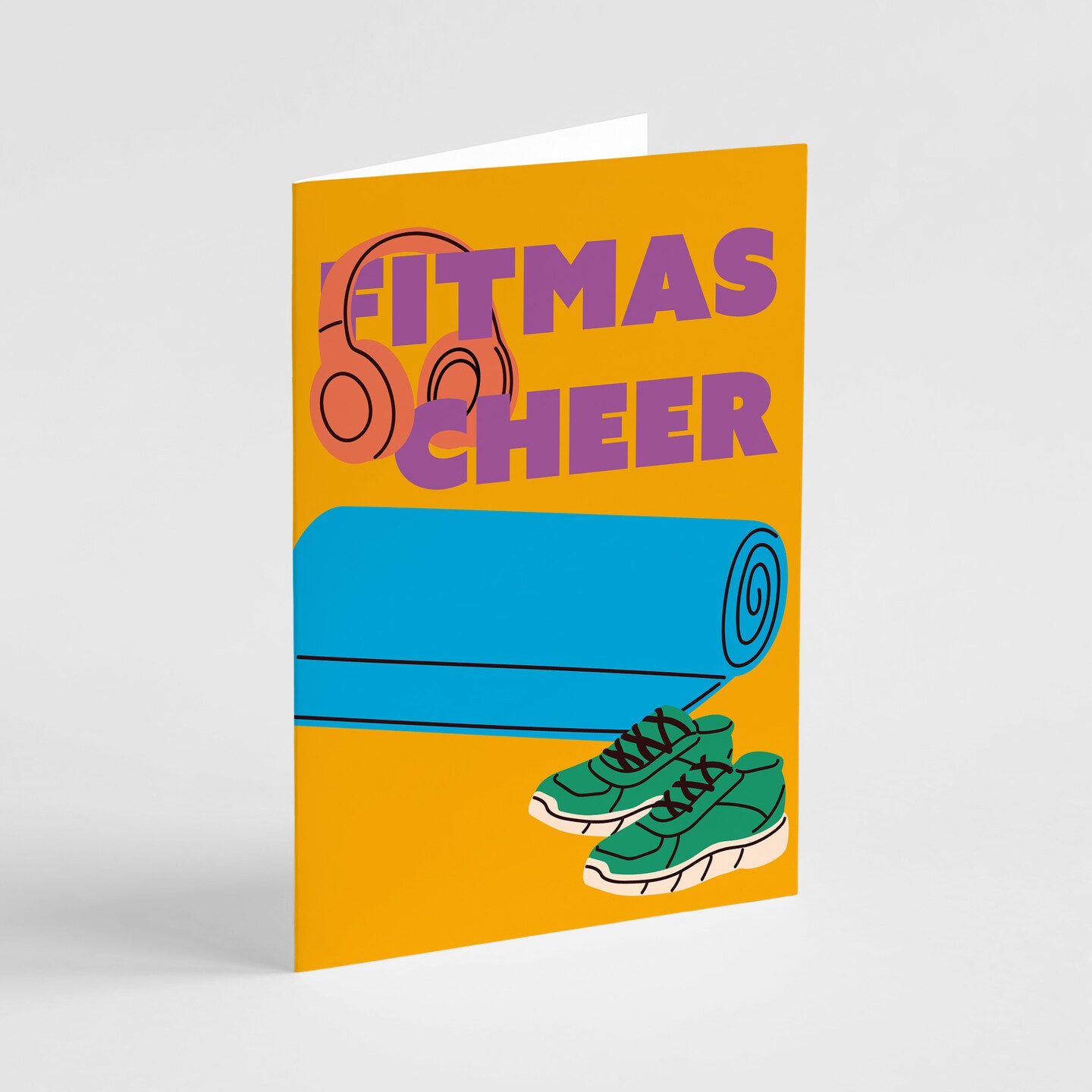 CrossFit Christmas Greeting Cards Boxed Set of 24 Holiday Notecards Featuring Gym and Workout-Inspired Designs, Perfect for Fitness Enthusiasts, CrossFitters, and Gym Lovers