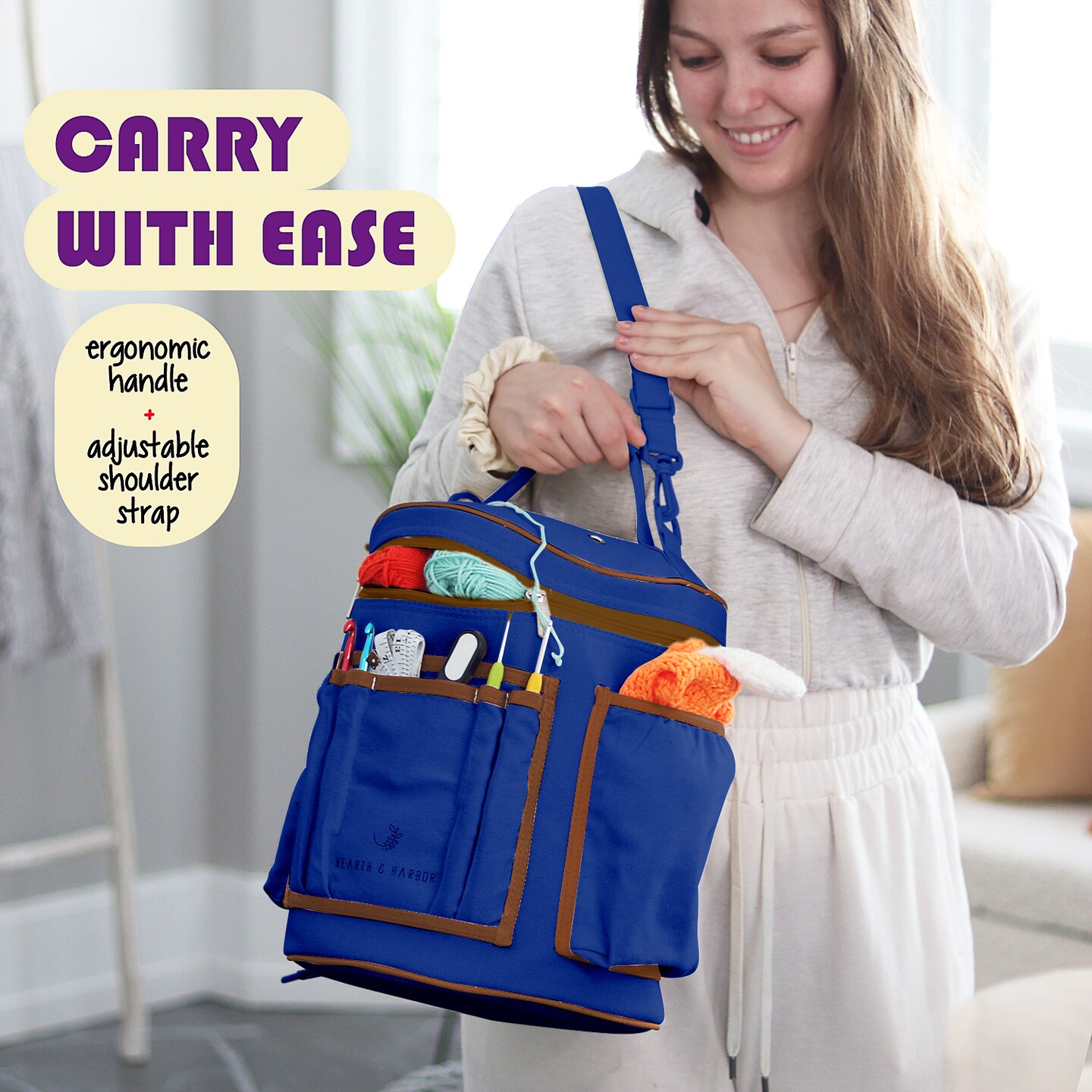 Hearth &#x26; Harbor Crochet Bag Organizer