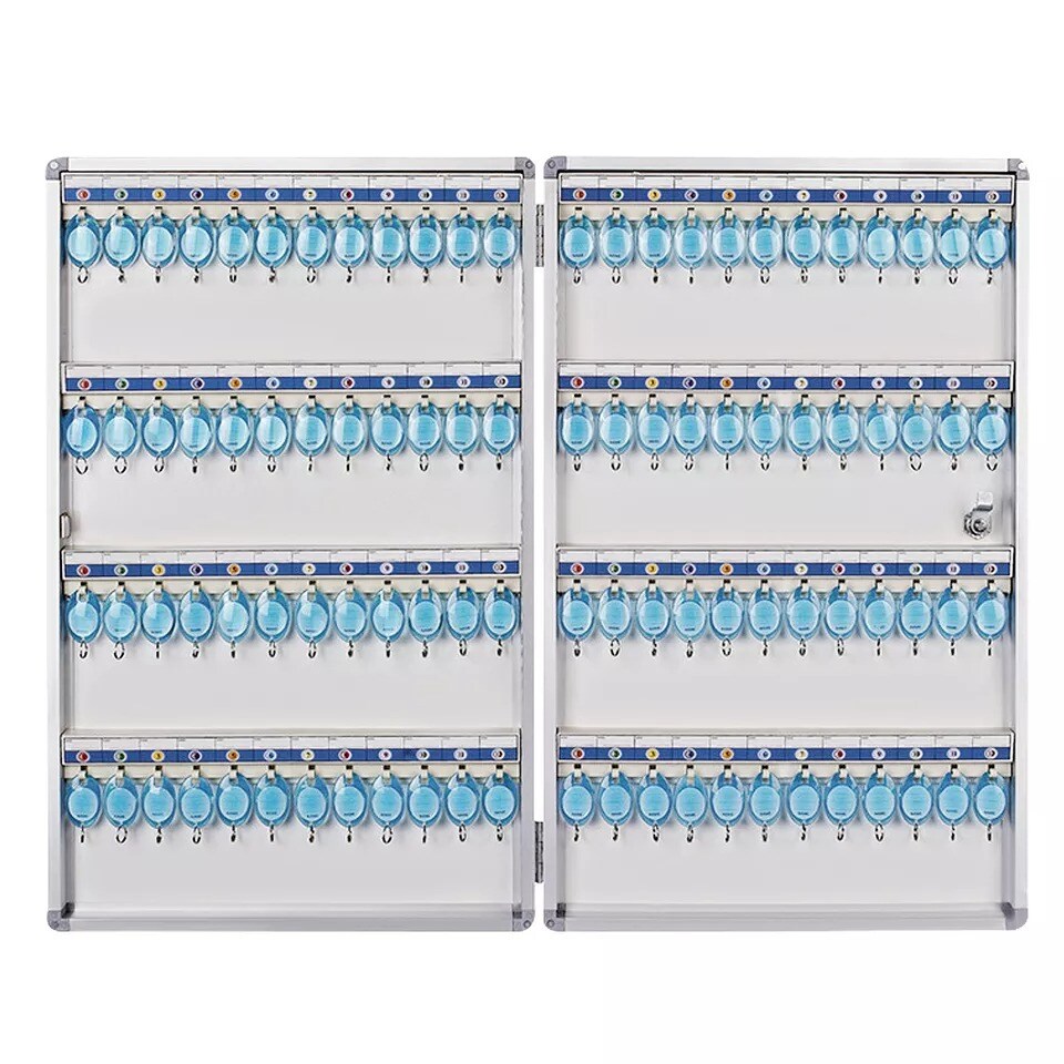 96 Key Storage Cabinet Combination Lock Box Safe Organize Wall Holder w/Key Tags