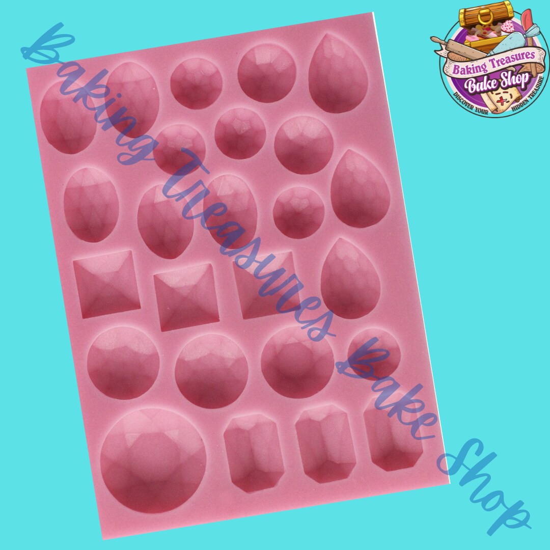 Jewels, Diamond &#x26; Gems silicone mold
