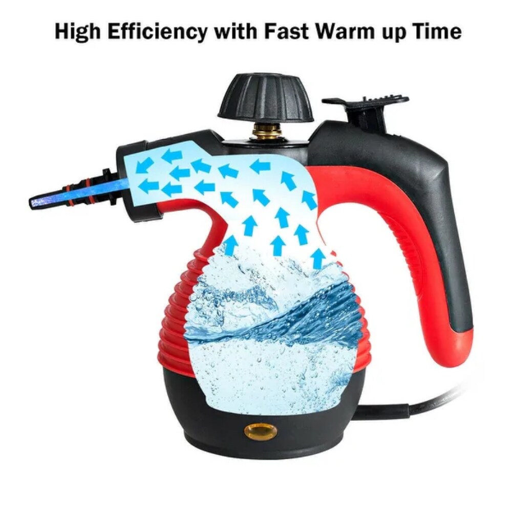 1050W Multi-Purpose Handheld Pressurized Steam Cleaner