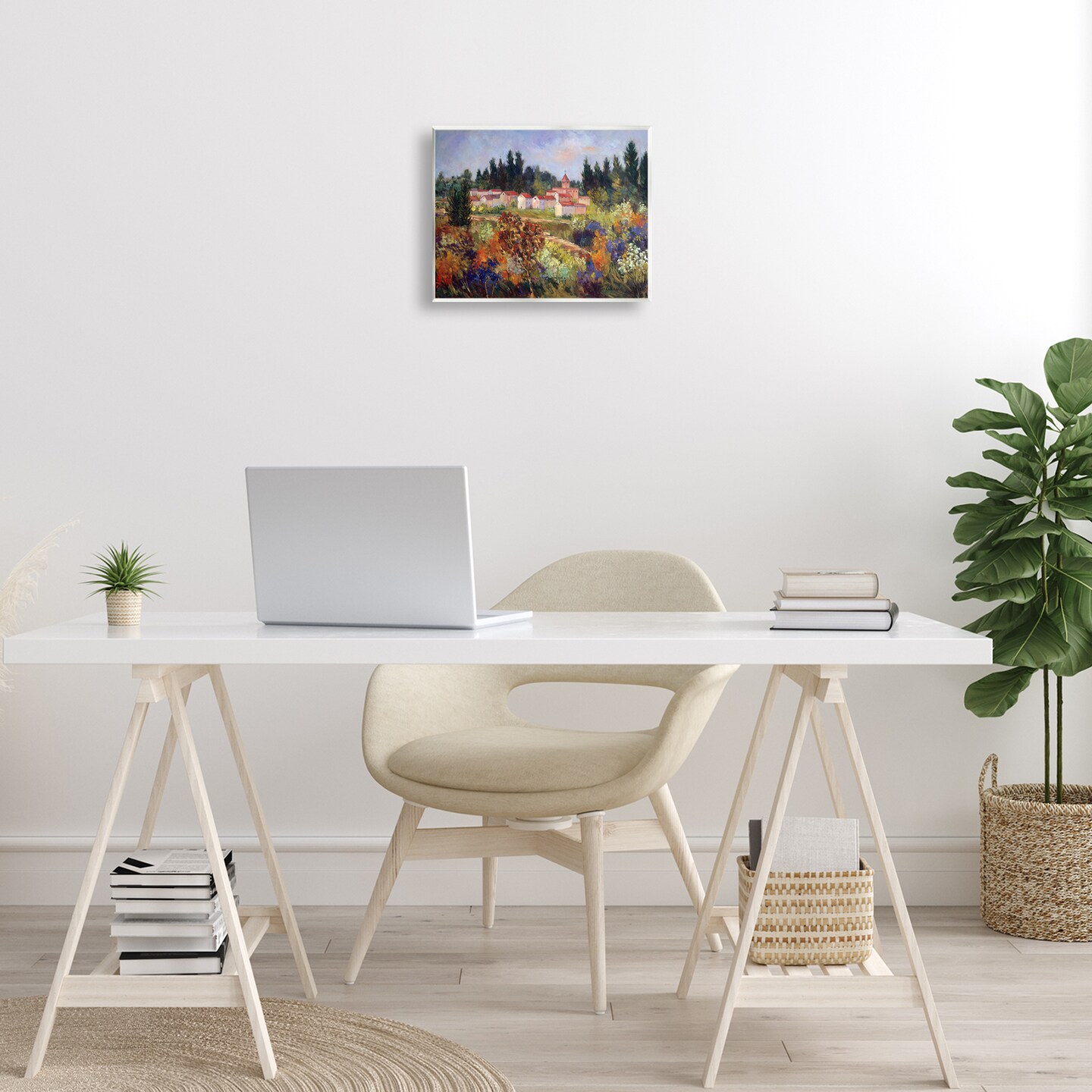 Stupell Industries Tuscan Countryside Garden Wall Plaque Art Design by Alexi Fine