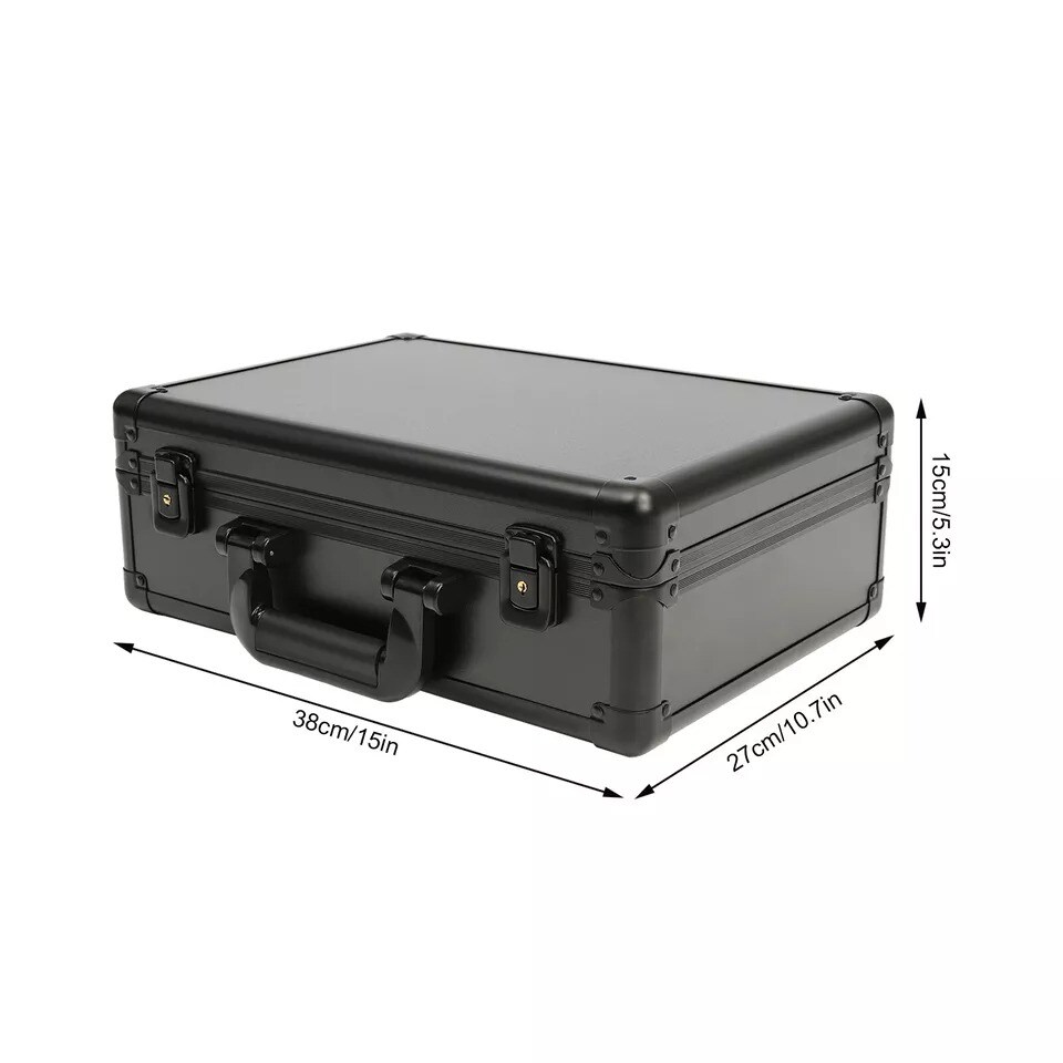 Lockable Storage & Display Aluminum Frame Box Case Graded Card Case Storage Box