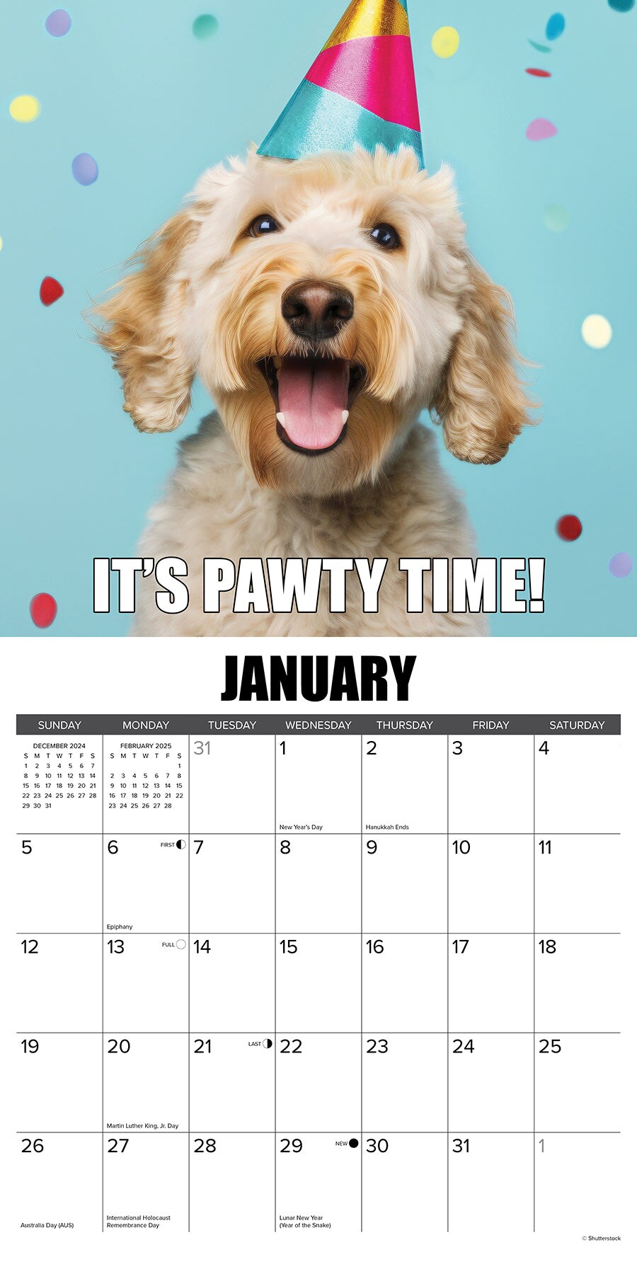 Dog-Gone-It 2025 Wall Calendar
