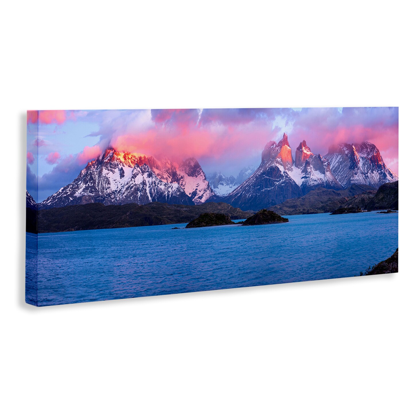 Stupell Industries Sunrise over Peaks Canvas Wall Art Design by Lena Owens