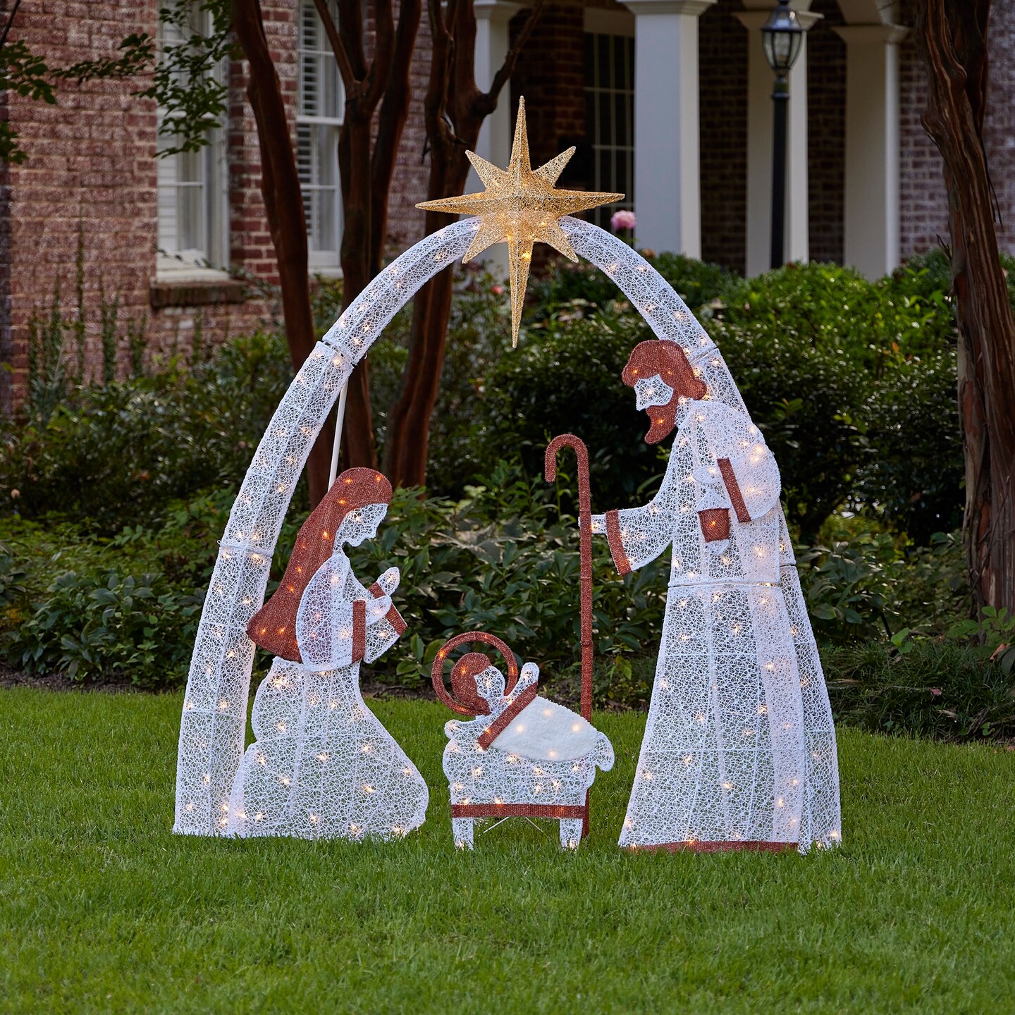 Christmas Pre-Lit Nativity Set