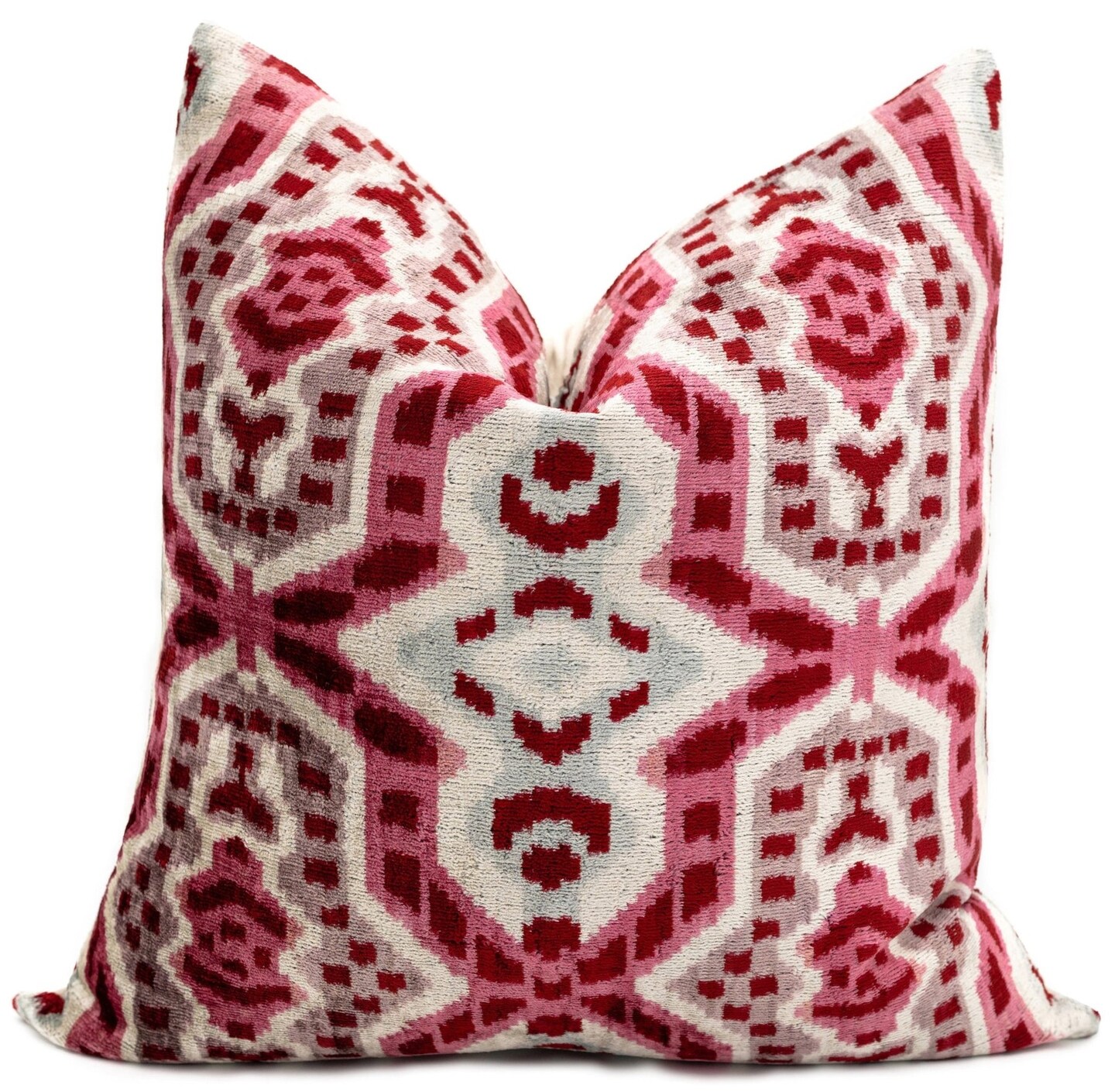 Canvello Handmade Chevron Velvet Throw Pillow - Thumbnail 5