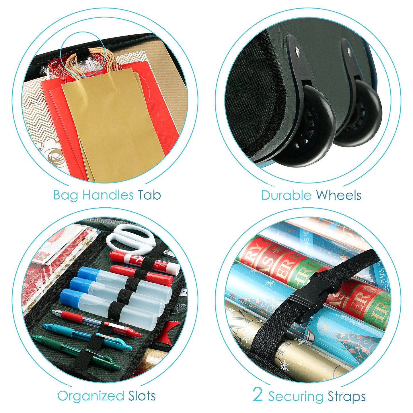 Hearth &#x26; Harbor Wrapping Paper Storage Container