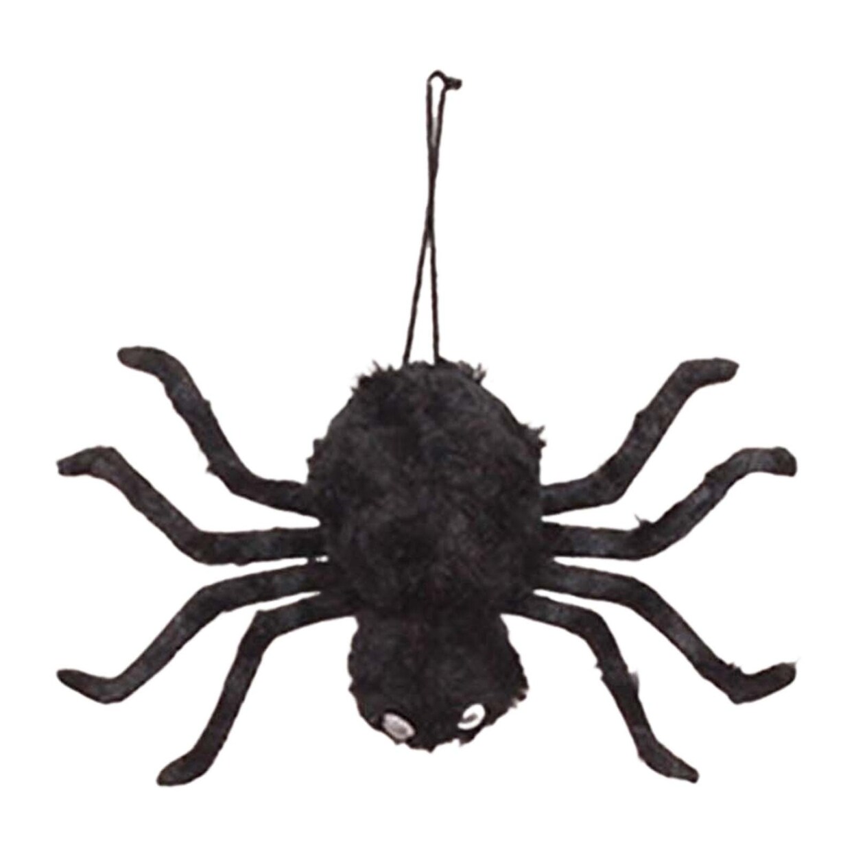 Halloween Realistic Spider Pendant Plush Stuffed Animal Spider Toy Scary Simulated Spider Prop Halloween Party