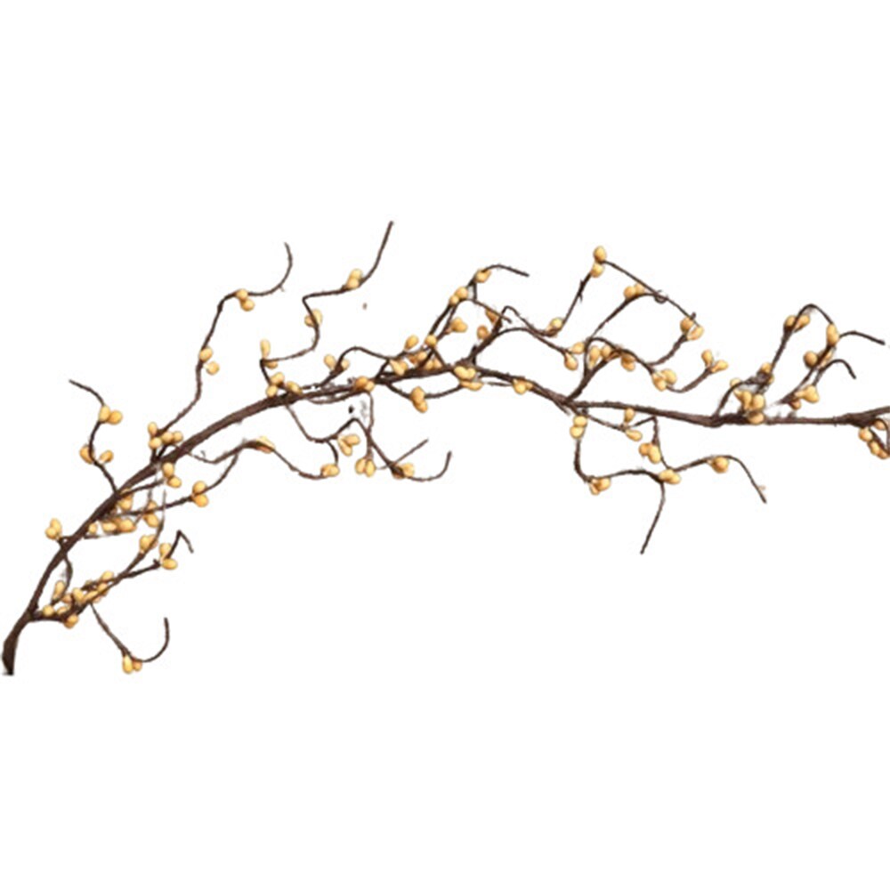 Old Gold Wispy Pip Garland, 5&#x27;