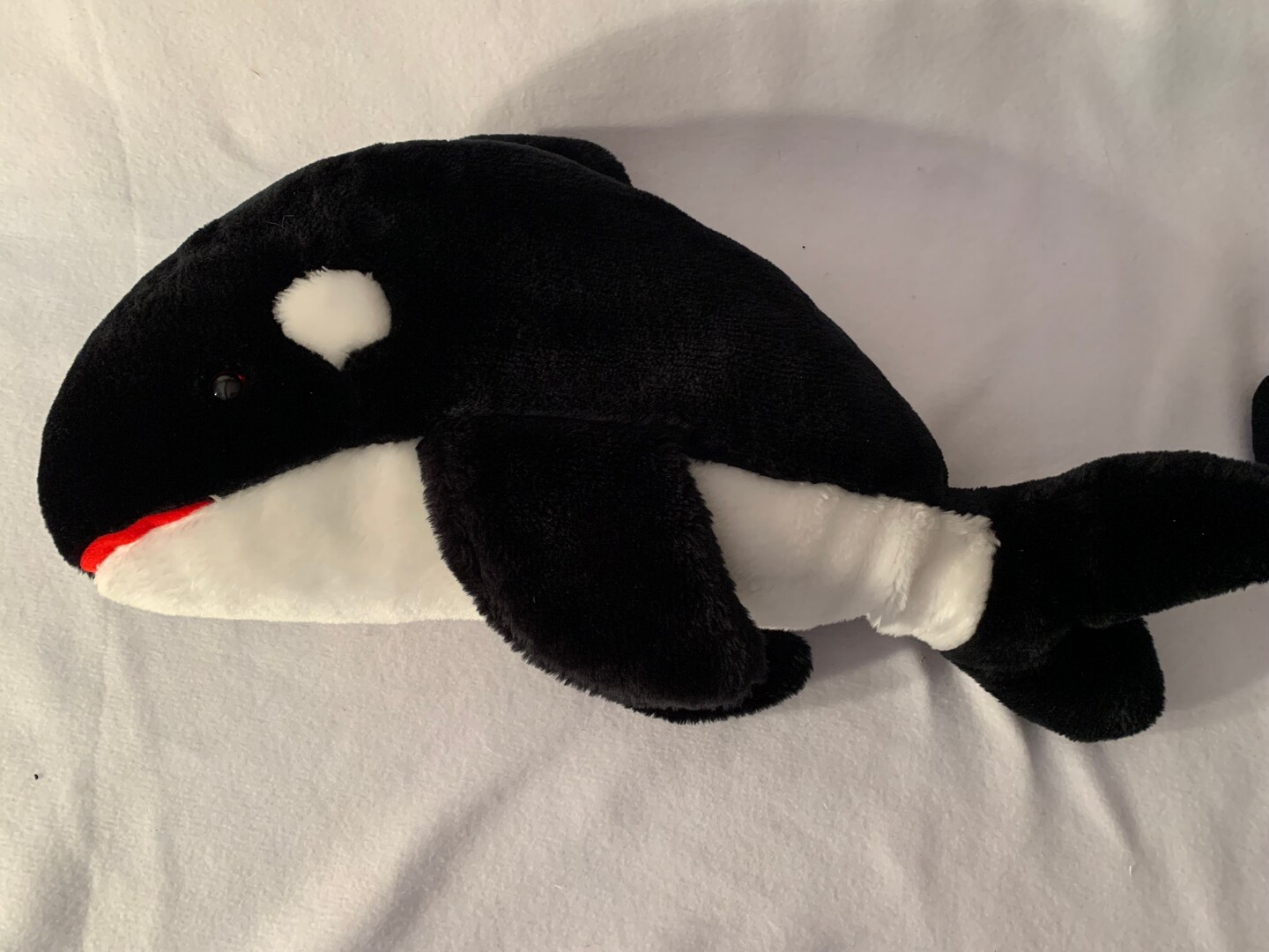 Weighted stuffed animals orca whale with 3 6 lbs fish Shamu washable plush large buddy Jumbo various sizes autism toy MakerPlace by Michaels