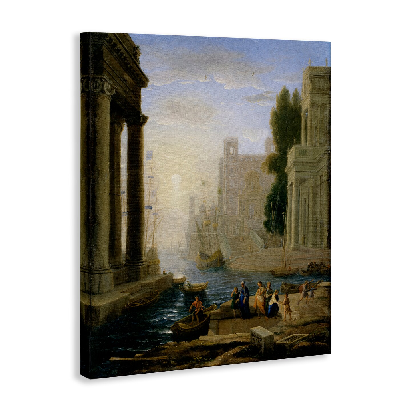 Stupell Industries Classic Claude Landscape Canvas Wall Art Design by one1000paintings