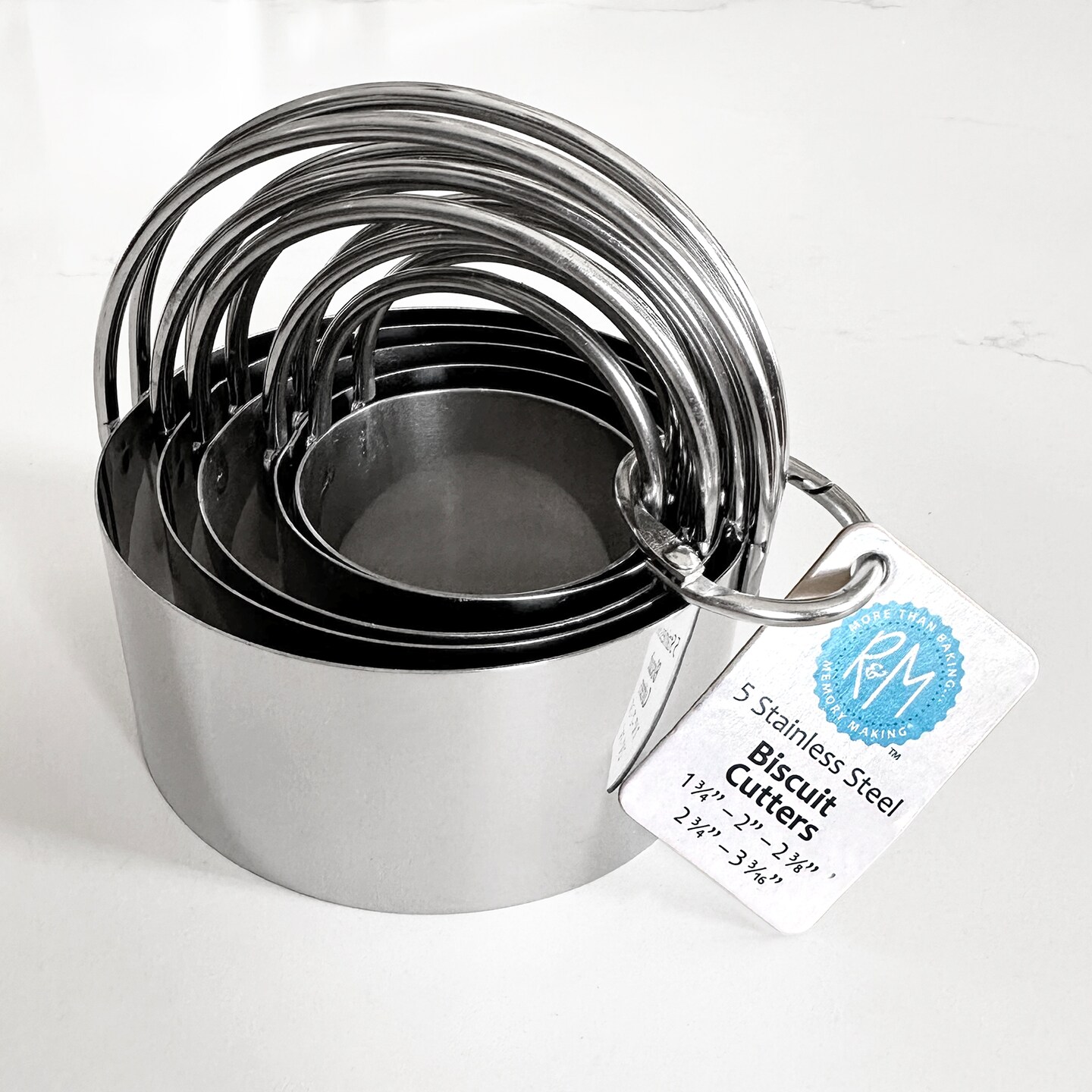 Biscuit Cutter S/S 5 PC Set